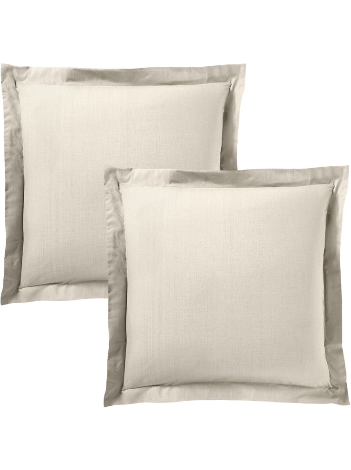 Taie d'oreiller - Coton Pur - 100 % Coton 57 Fils/cm² - Beige sable