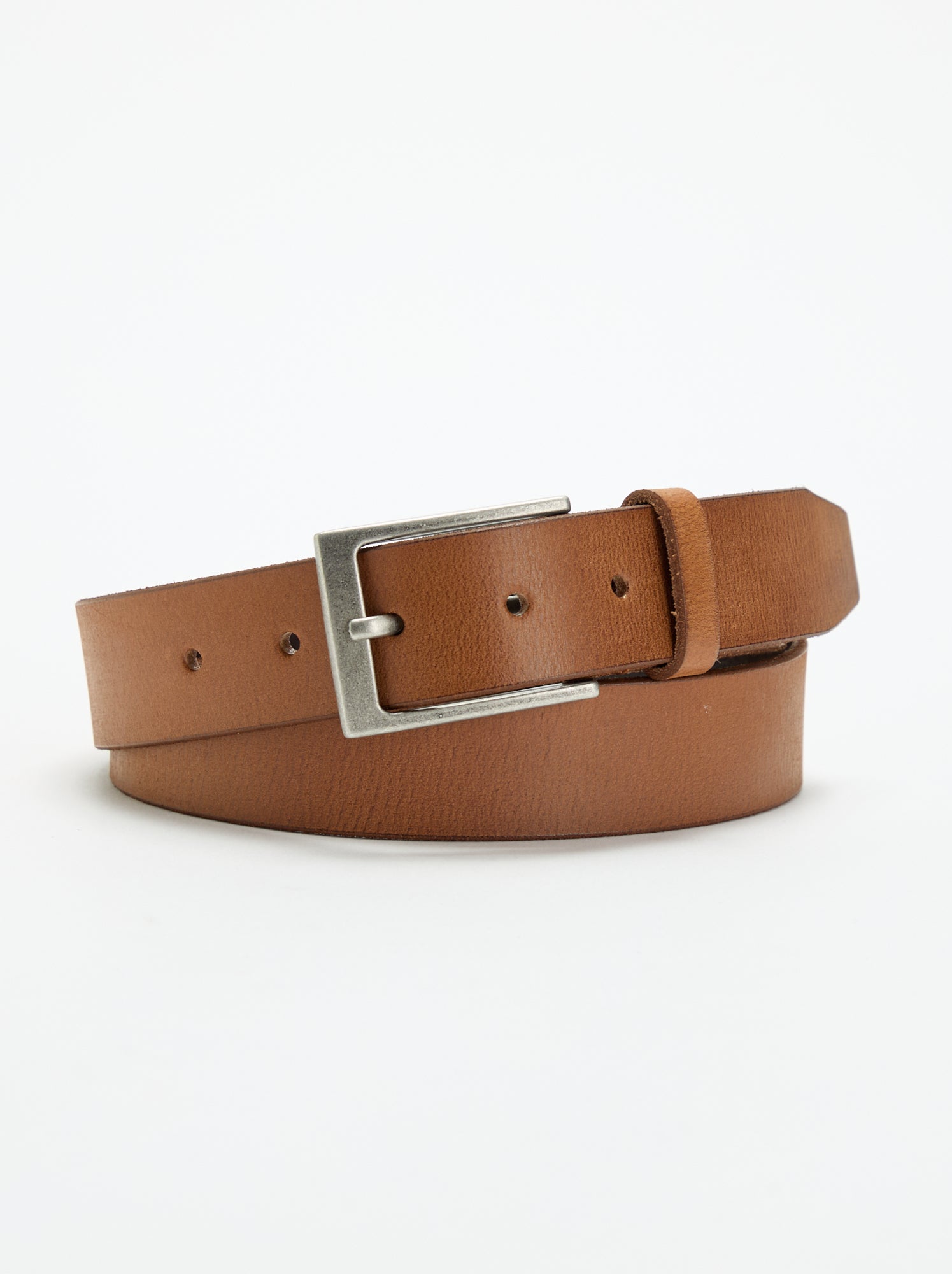 Ceinture basique avec boucle métallique - Marron