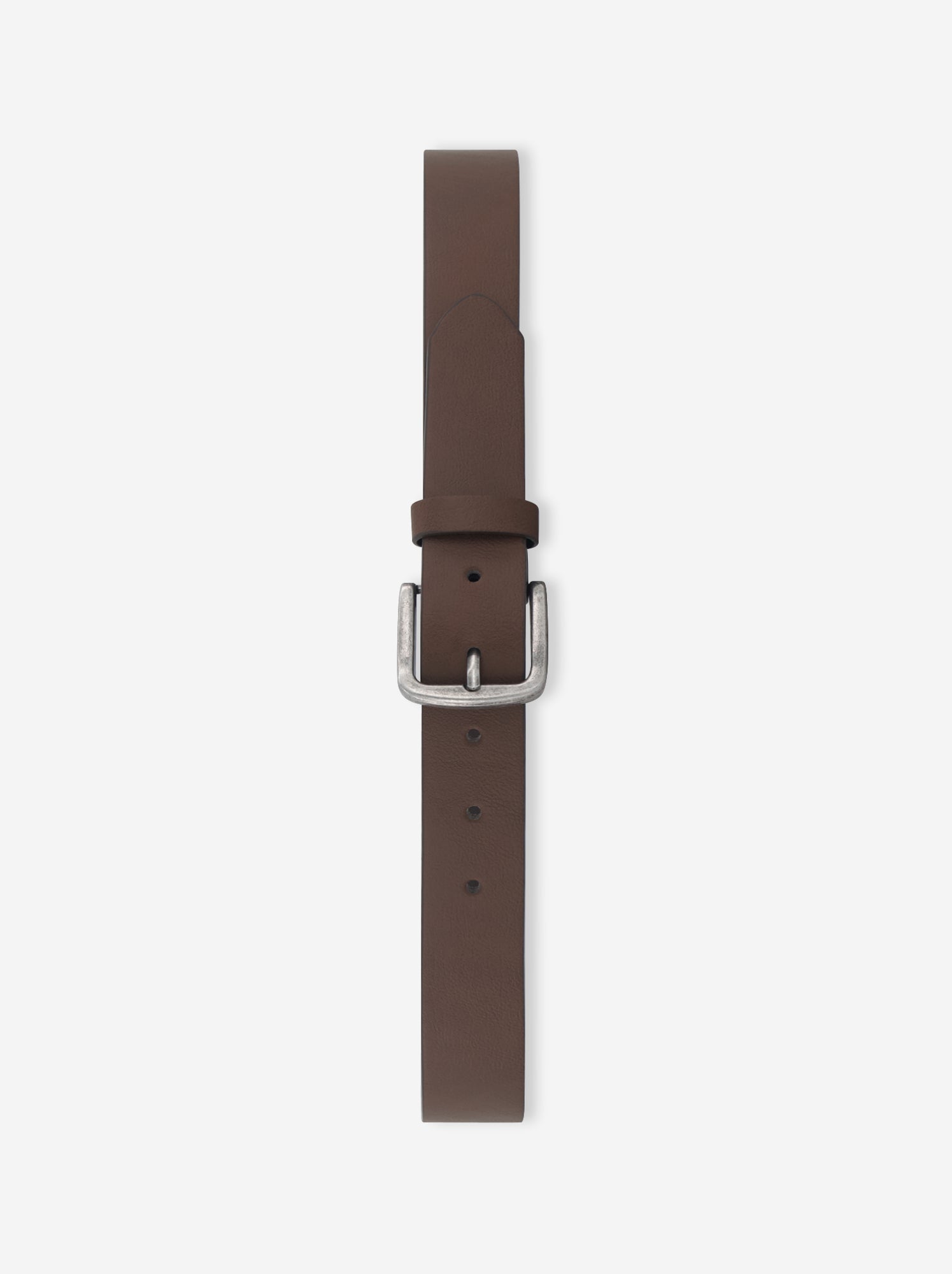 Ceinture basique boucle métallique - Marron