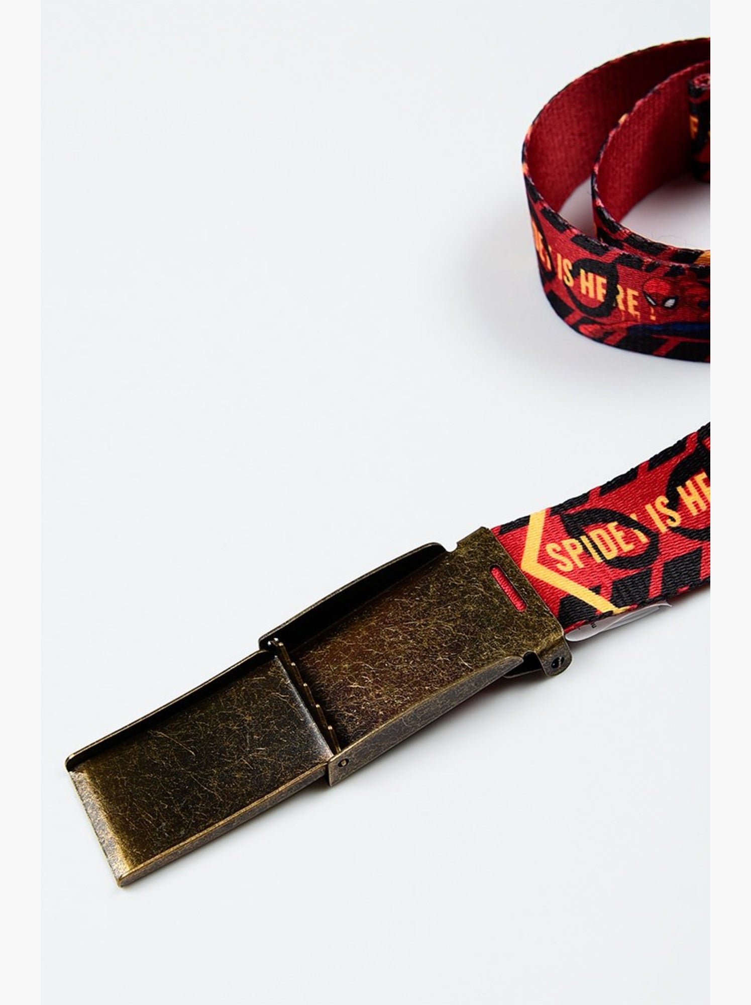 Ceinture   garçon spiderman - licence officielle - Rouge