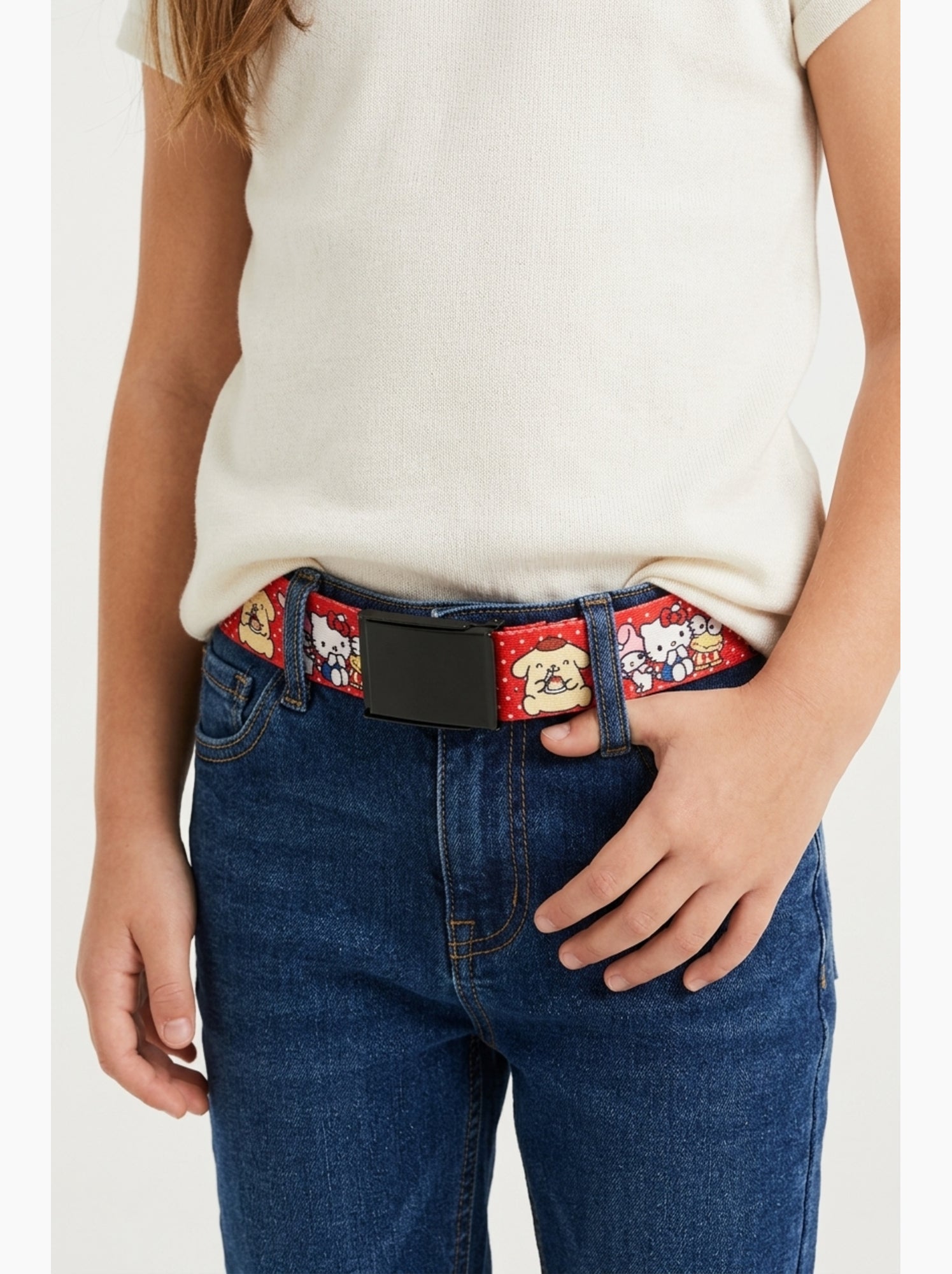Ceinture   garçon spiderman - licence officielle - Rouge