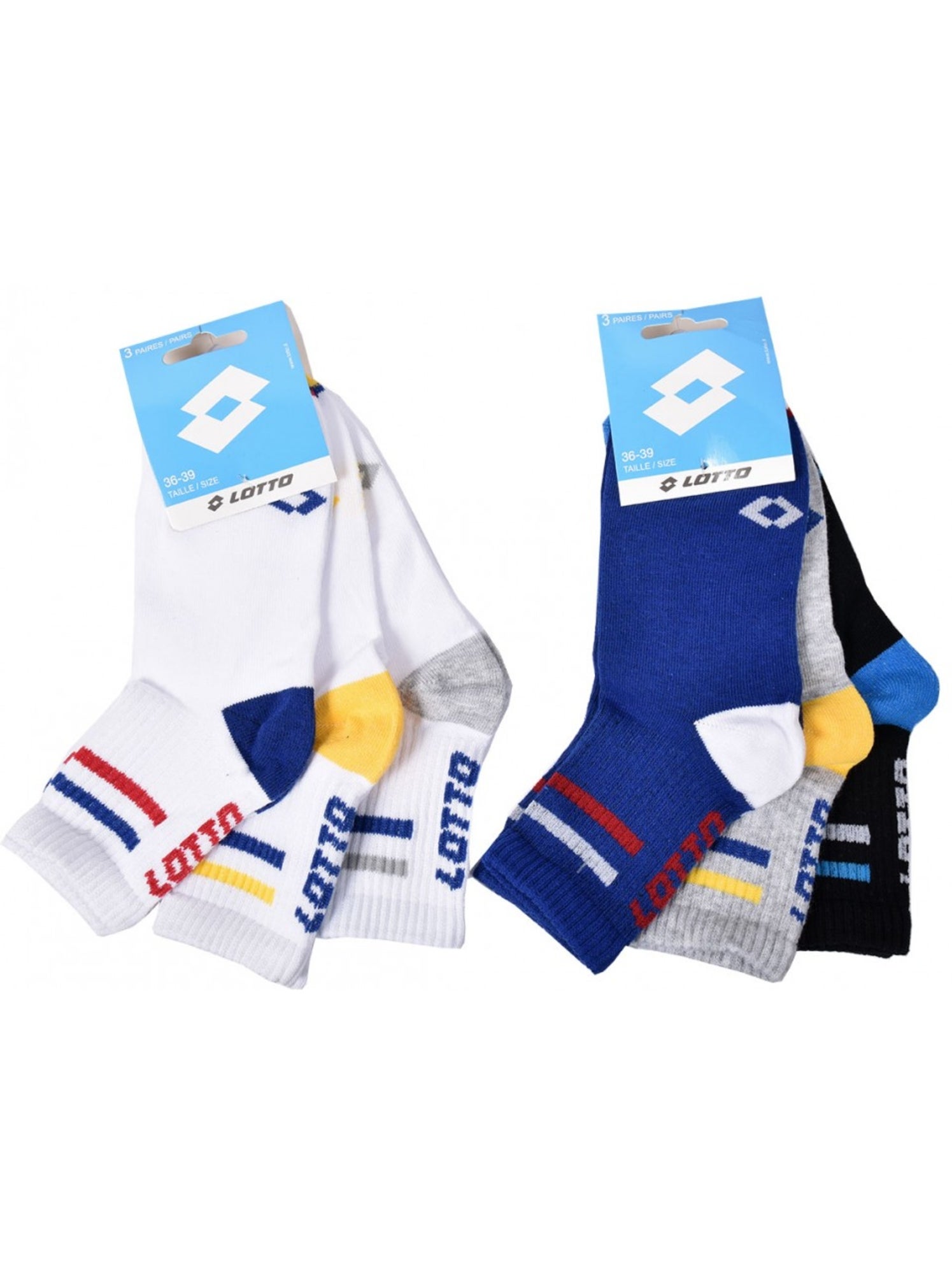 Chaussettes Enfant LOTTO Socquettes - Pack de 6 - Multicolore
