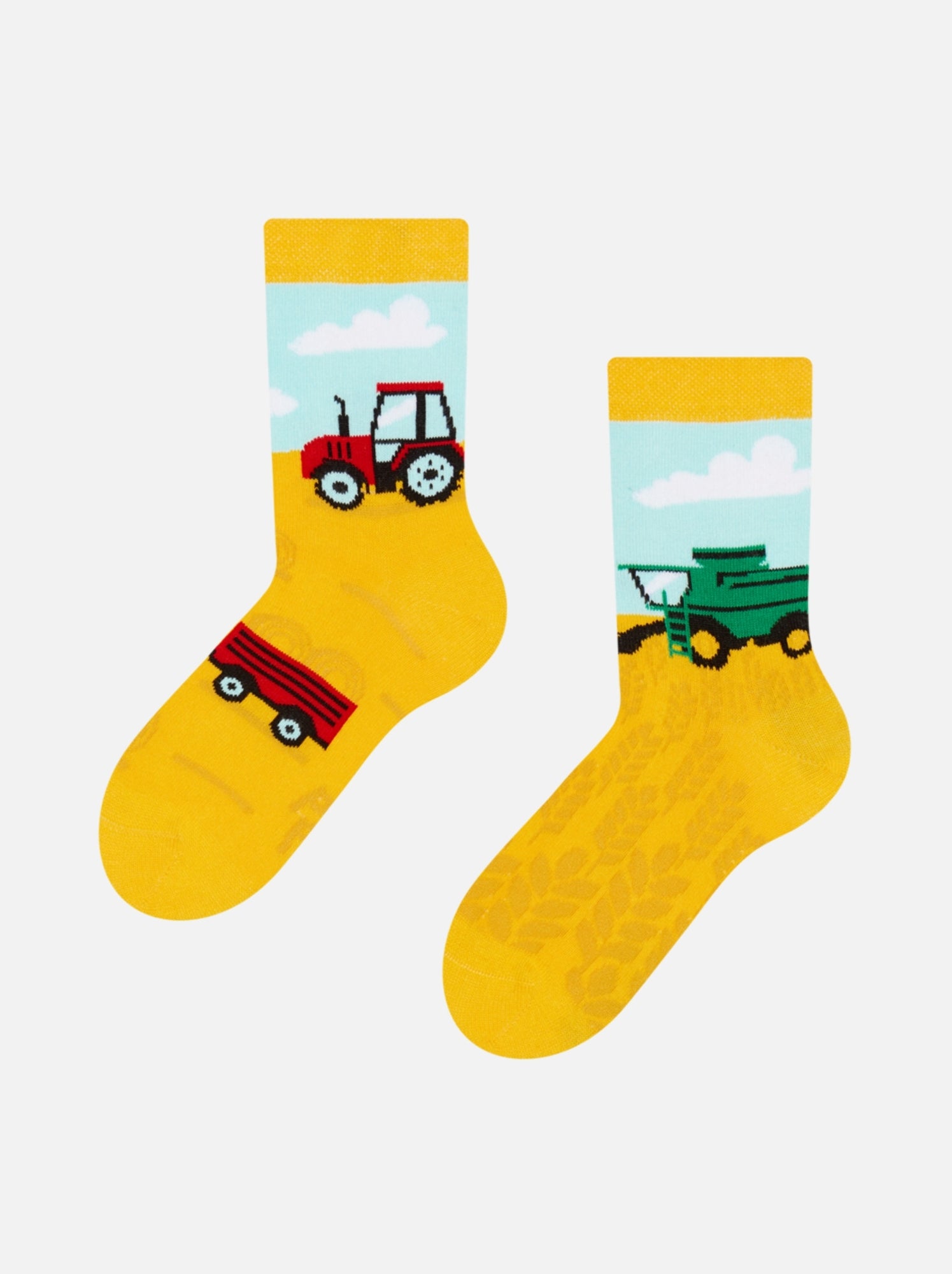 Chaussettes Enfants Dedoles  Tracteurs - Jaune