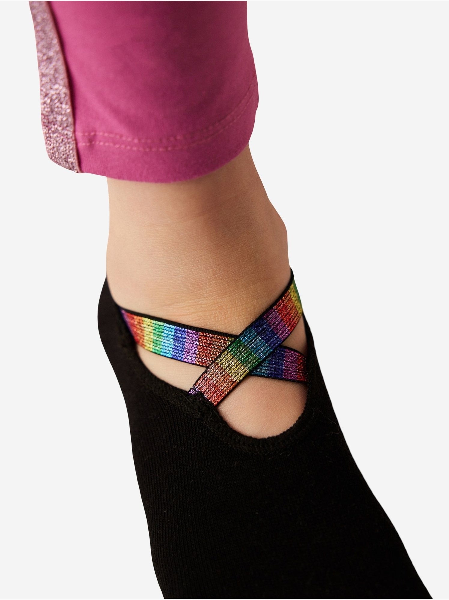 Chaussettes fille rainbow cloud suba penti - Noir