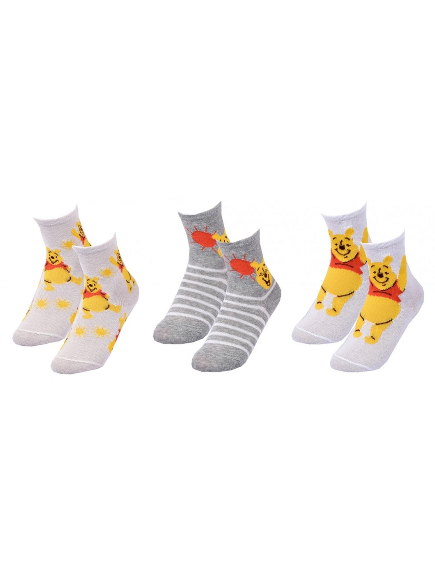 Chaussettes Garçon Licence PACK DE 3 PAIRES - Gris Orange clair Gris
