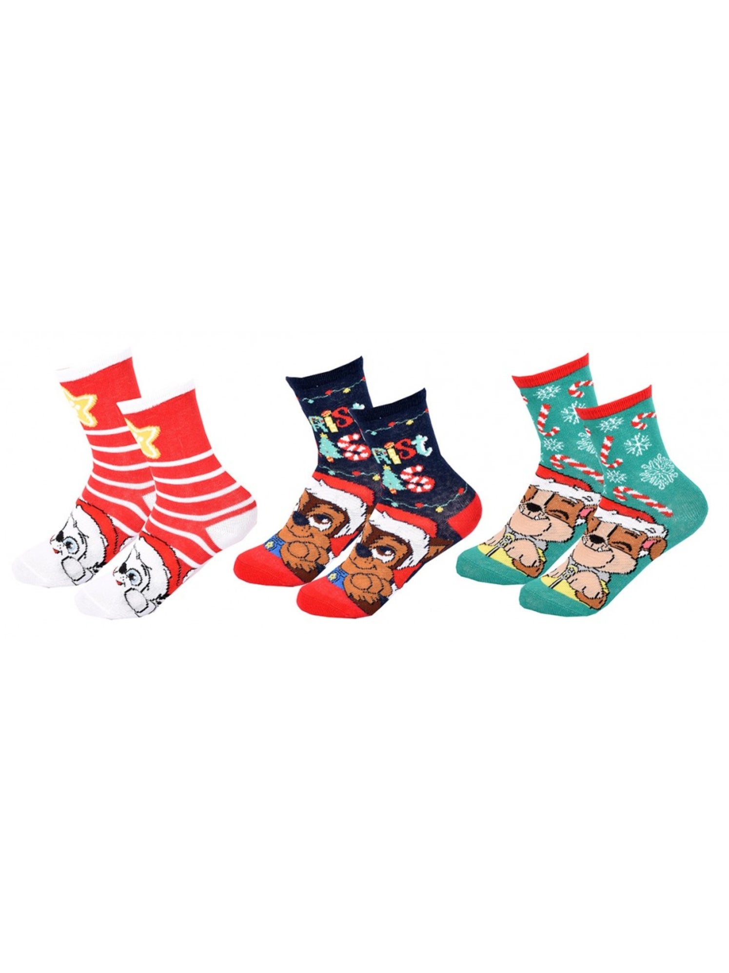 Chaussettes Garçon Licence PACK DE 3 PAIRES - Vert forêt