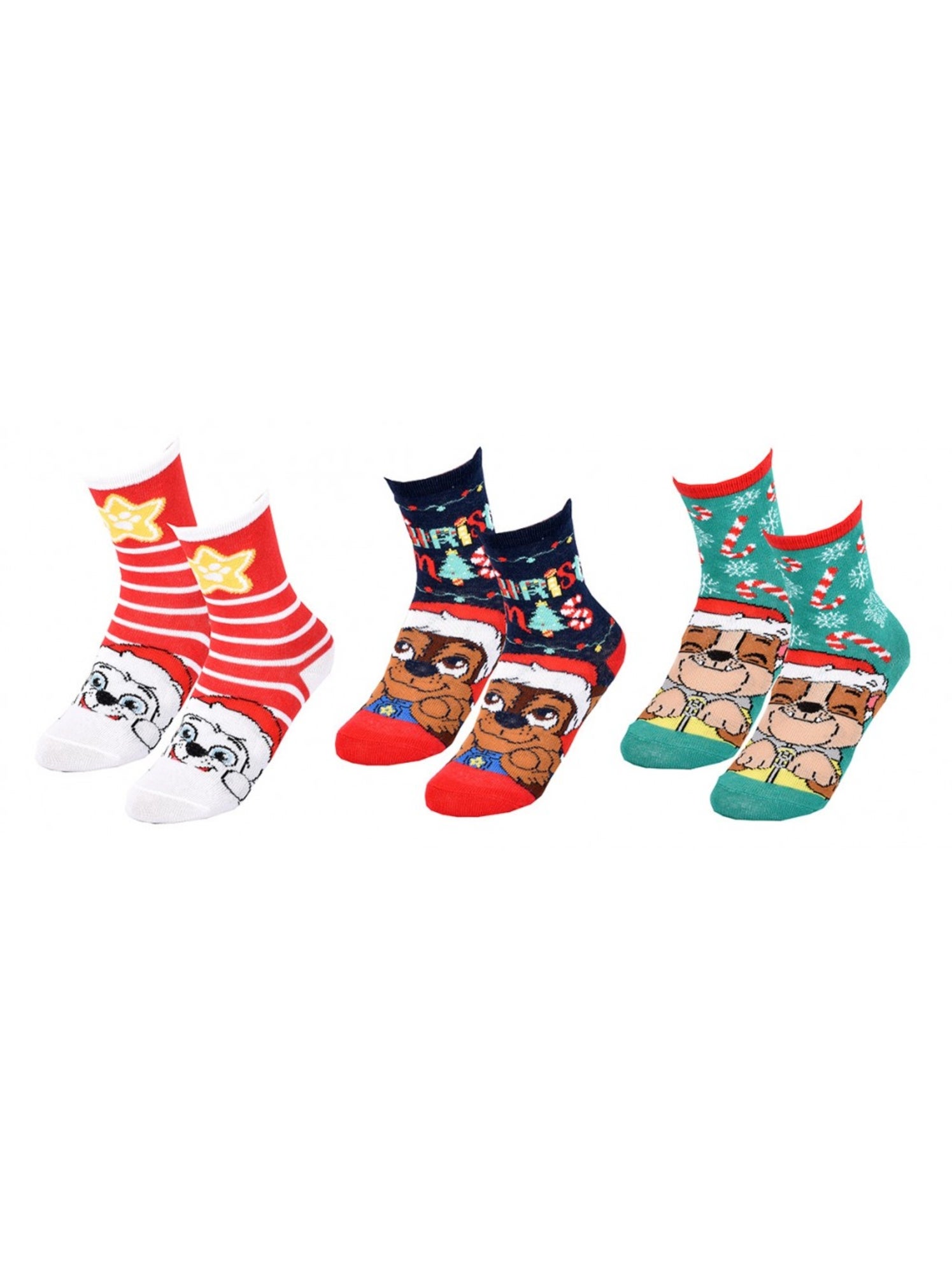 Chaussettes Garçon Licence PACK DE 3 PAIRES - Vert forêt