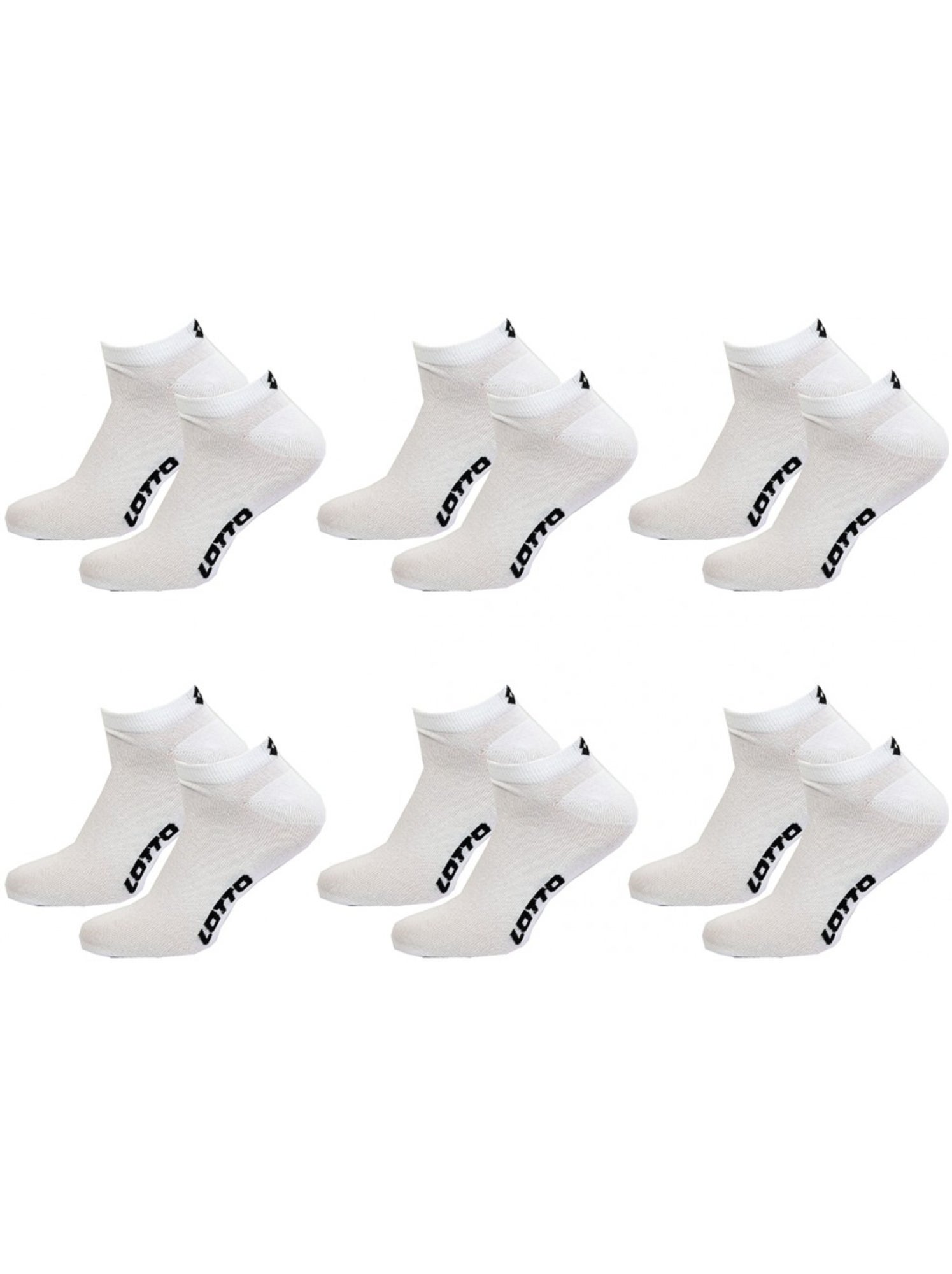 Chaussettes homme LOTTO SNEAKER - Pack de 6 - Multicolore