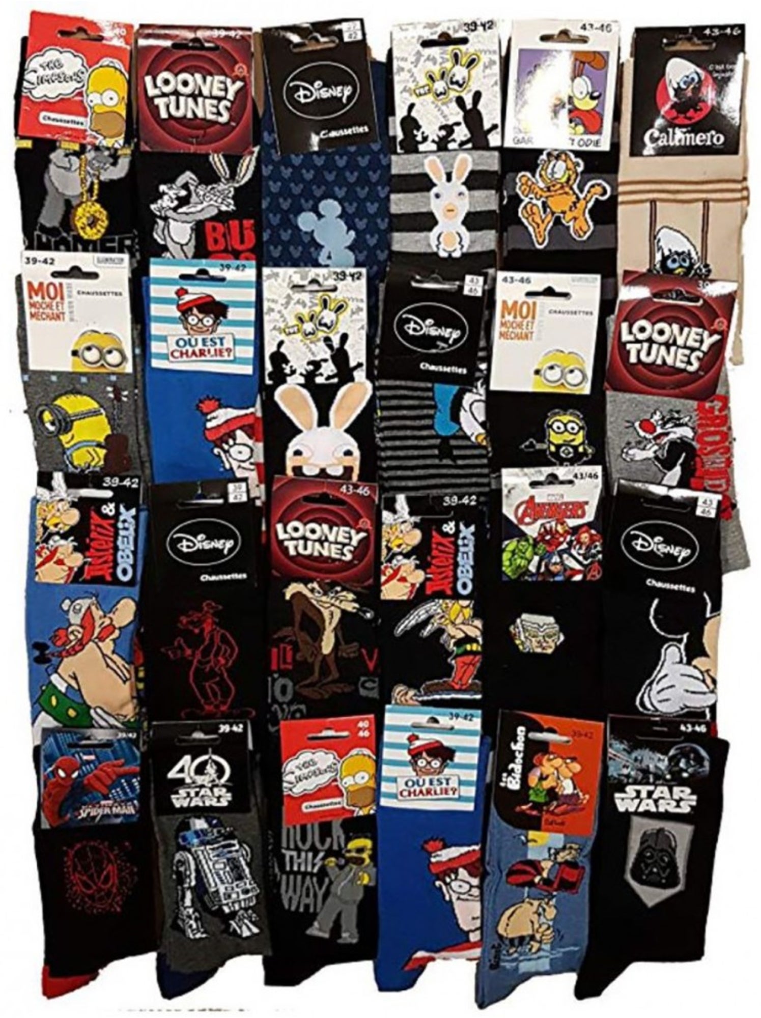 Chaussettes Licence - Pack de 3 - Multicolore