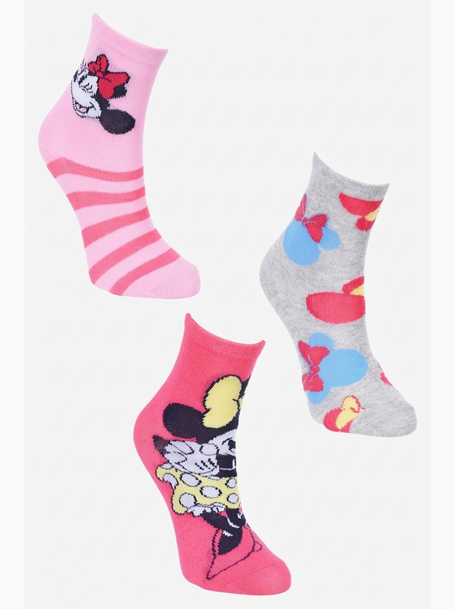 Chaussettes Minnie Mouse | Licence Officielle - Multicolore
