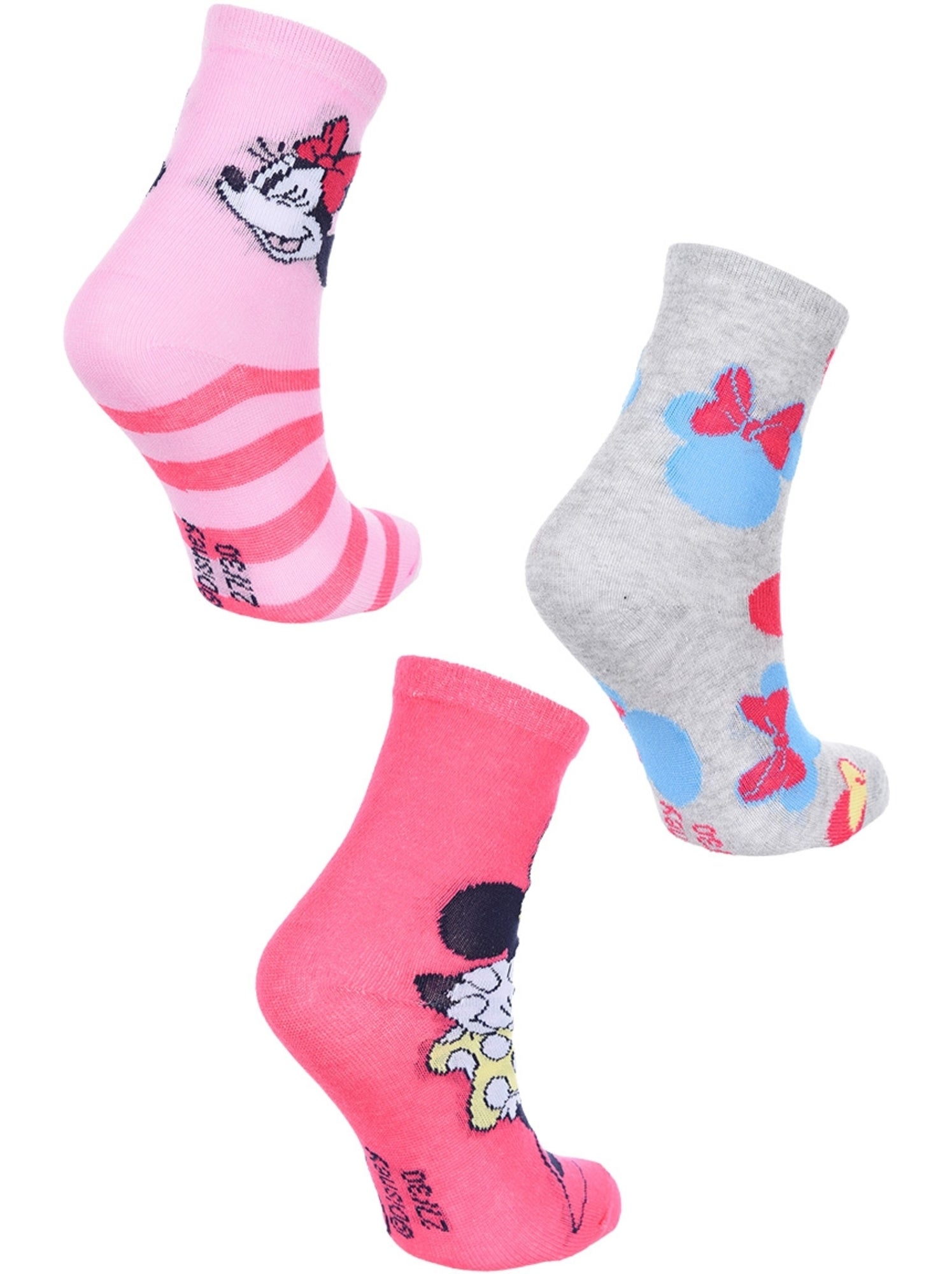 Chaussettes Minnie Mouse | Licence Officielle - Multicolore