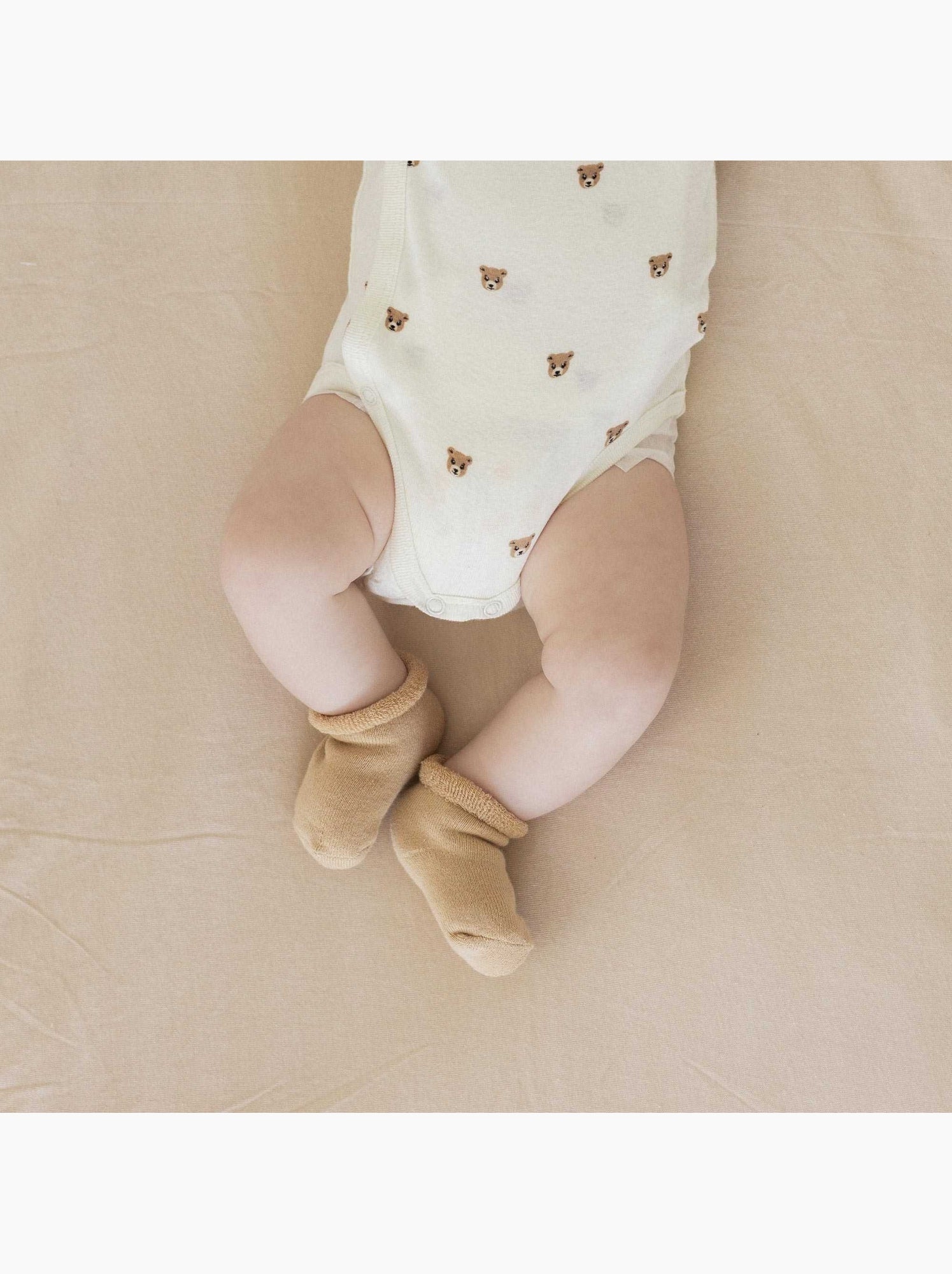 Chaussettes naissance - Marron