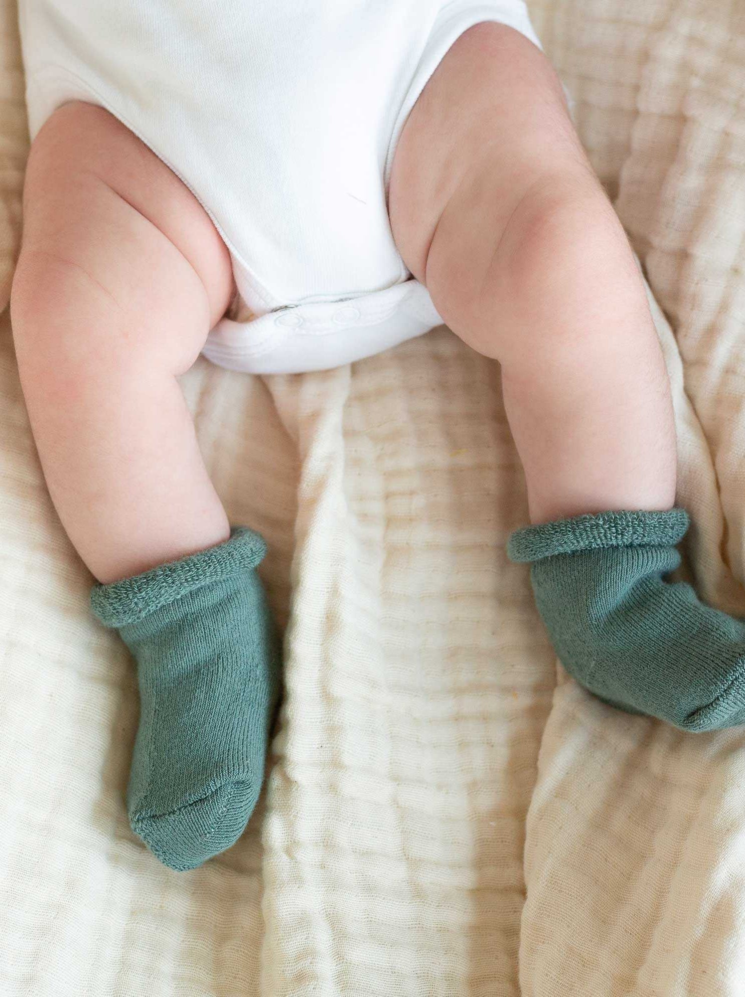 Chaussettes naissance - Vert