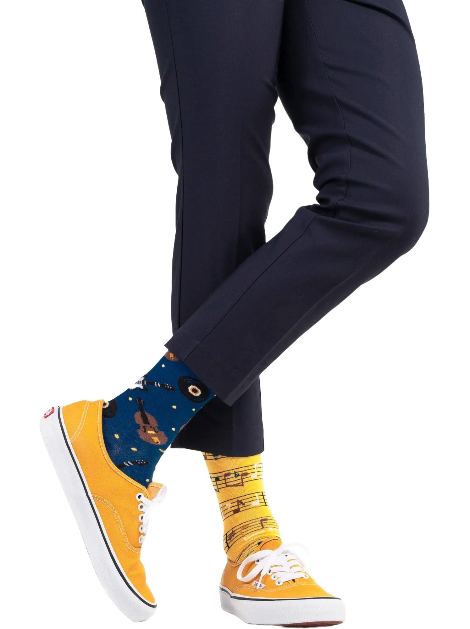 Chaussettes Notes de Musique - Jaune