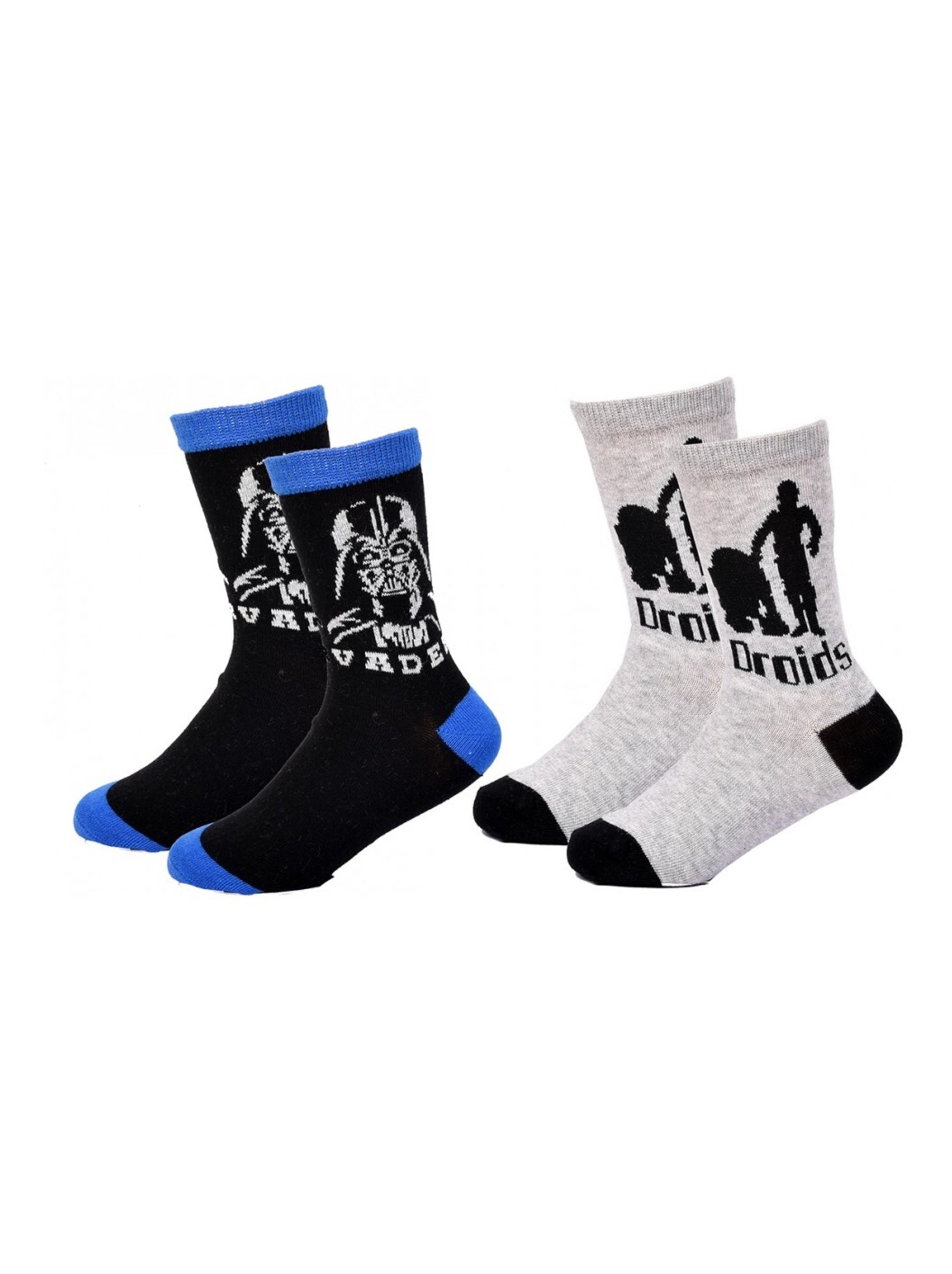 Chaussettes Pack Garçon STAR WARS - Pack de 2 - Noir Bleu Gris