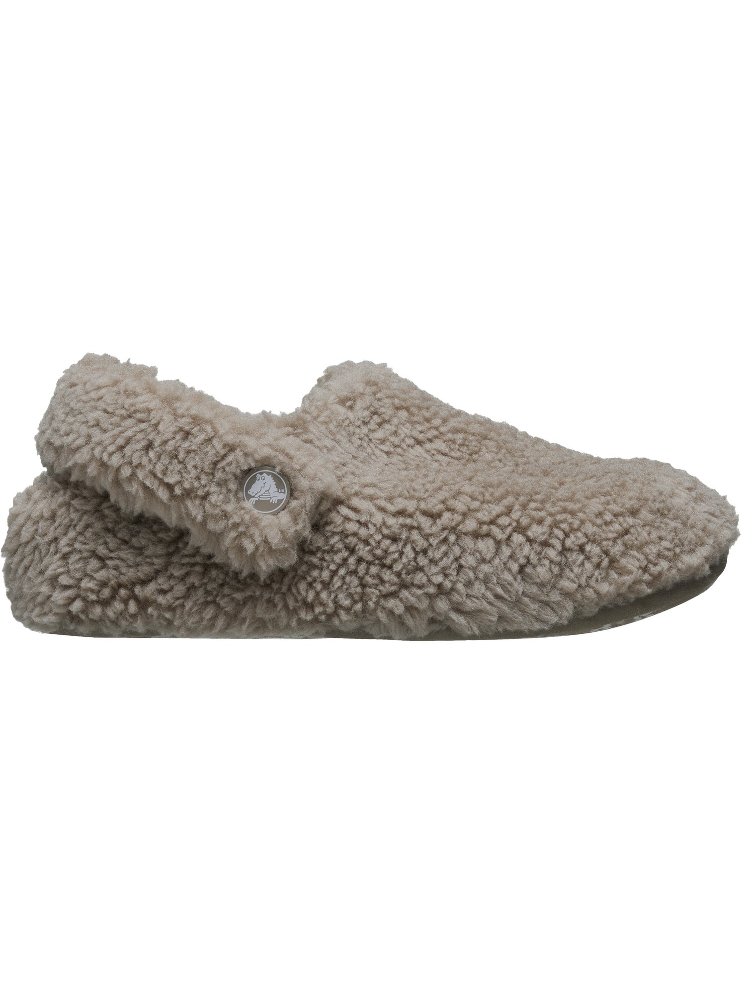 Chausson à Enfiler Crocs Enfant Classic Cozzy Slipper - Marron