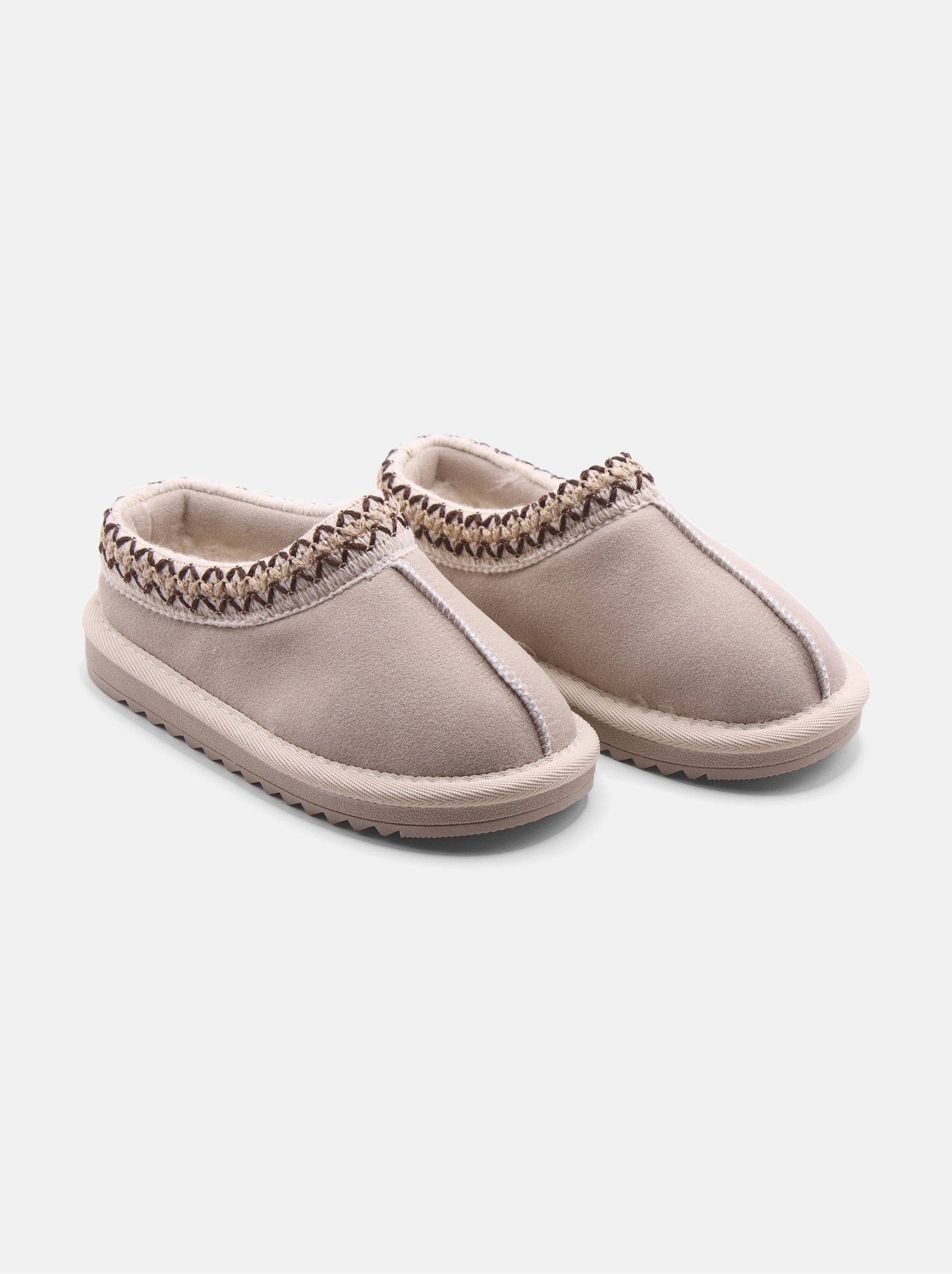 Chausson bébé à enfiler - Crème