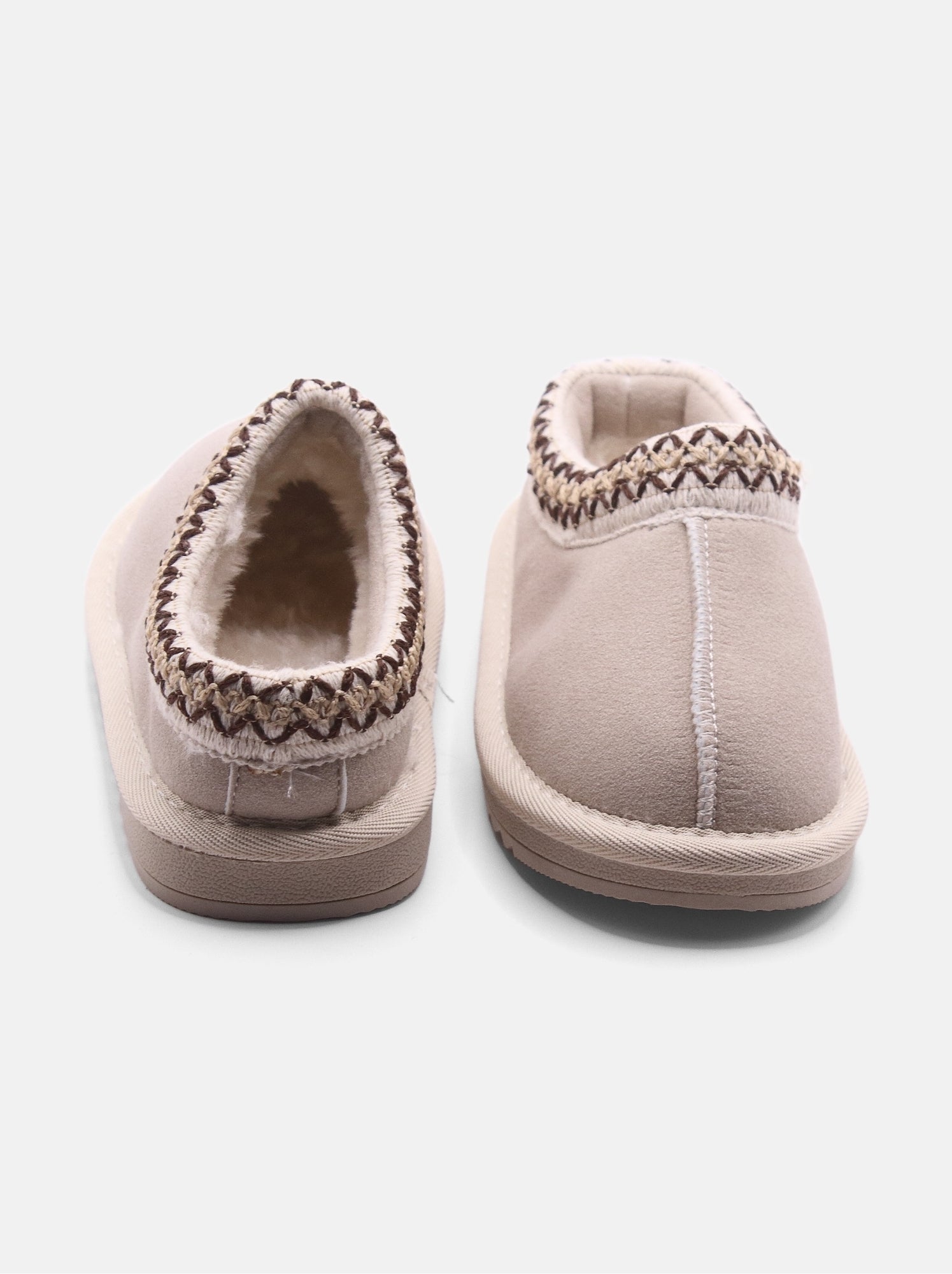 Chausson bébé à enfiler - Crème