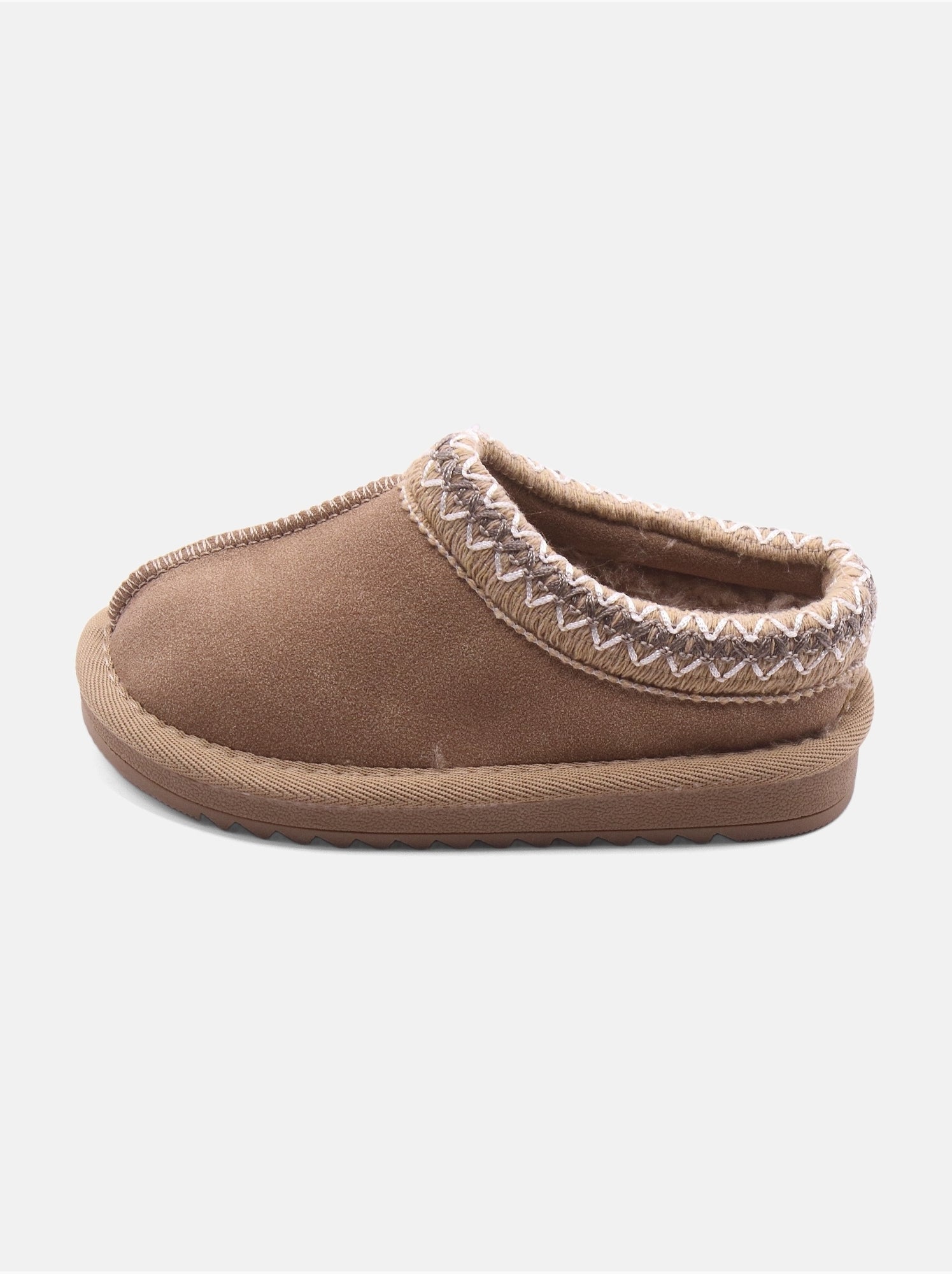 Chausson bébé à enfiler - Marron