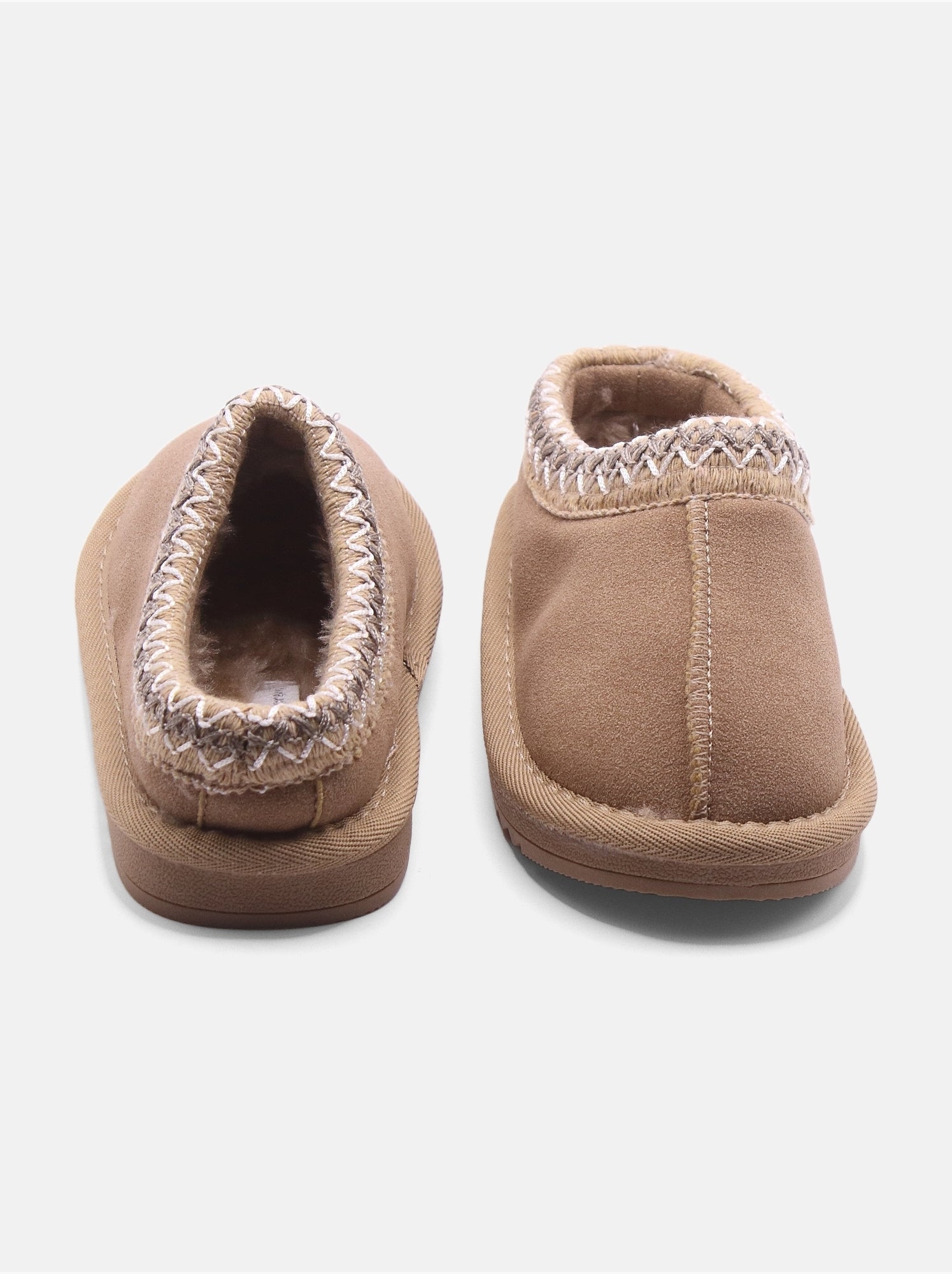 Chausson bébé à enfiler - Marron