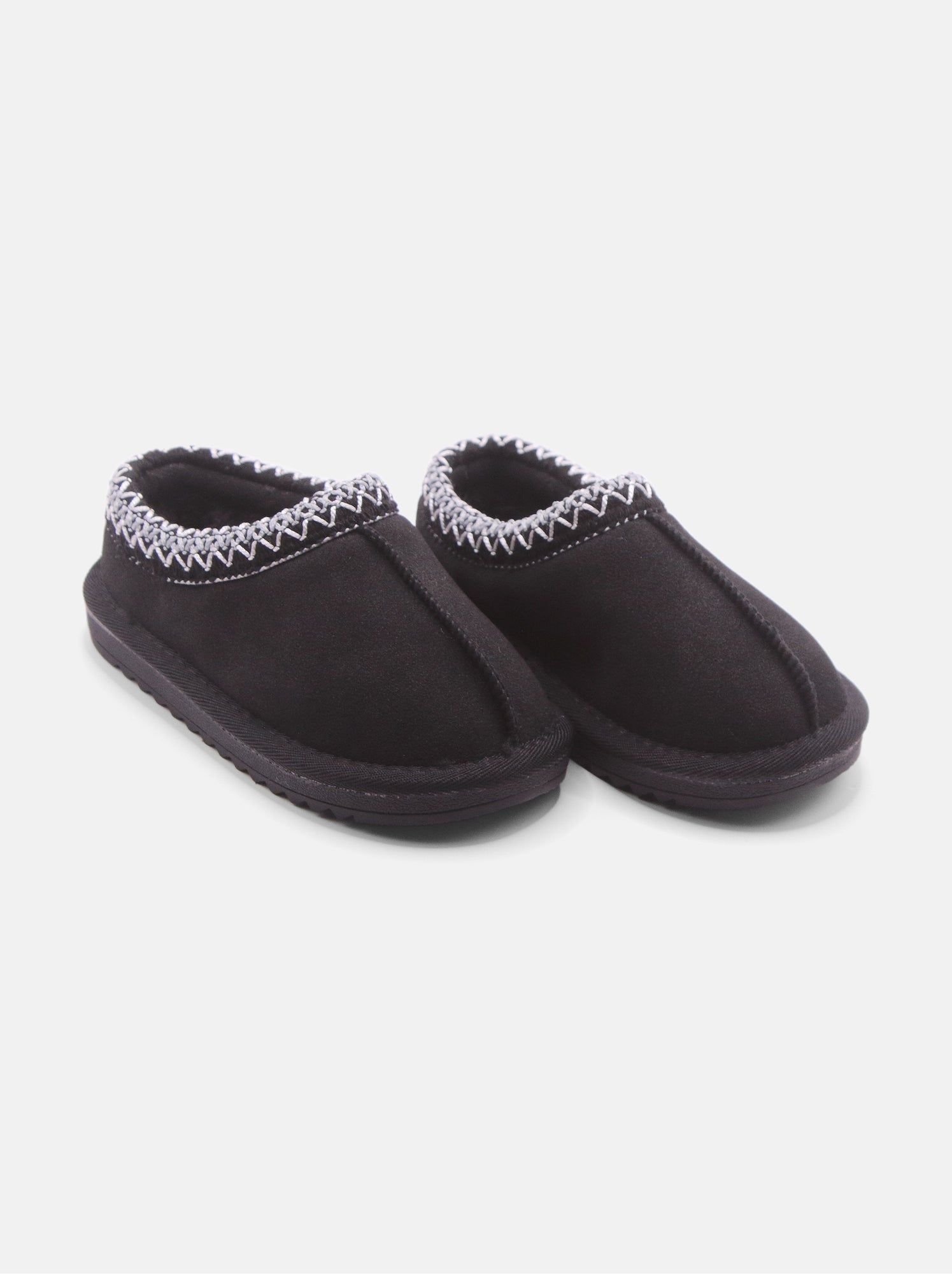 Chausson bébé à enfiler - Noir