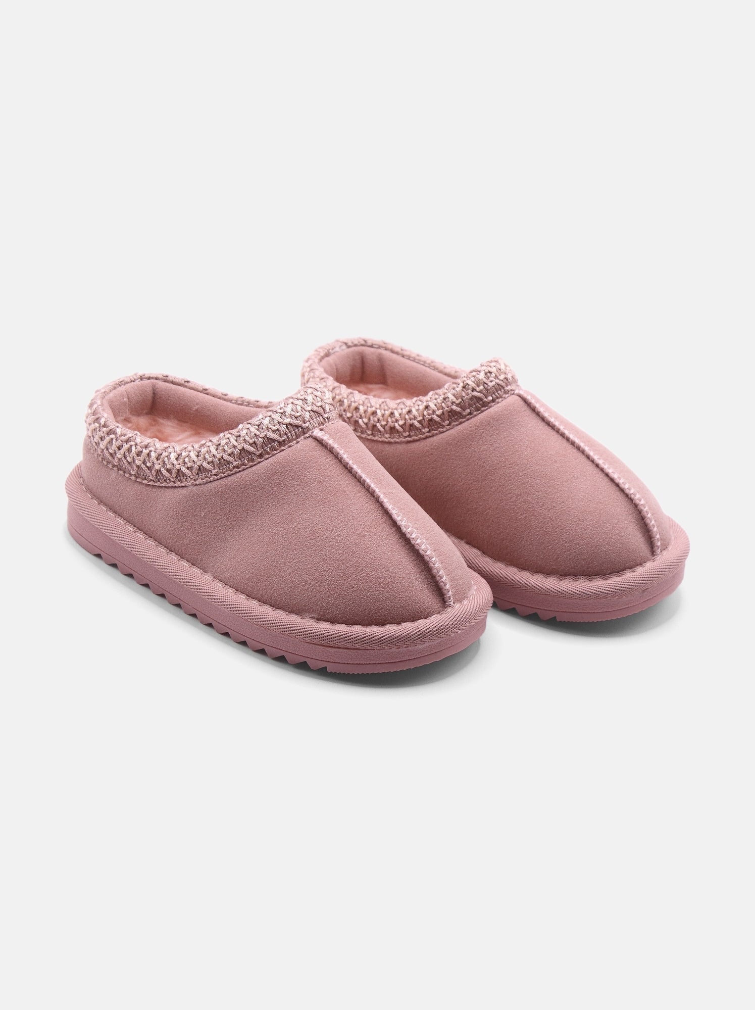 Chausson bébé à enfiler - Rose
