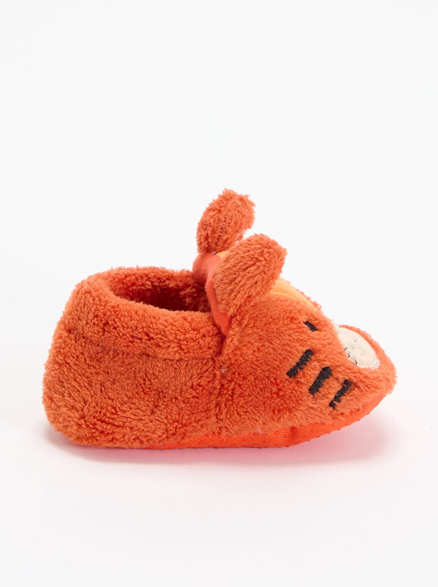 Chaussons animaux chauds - Orange