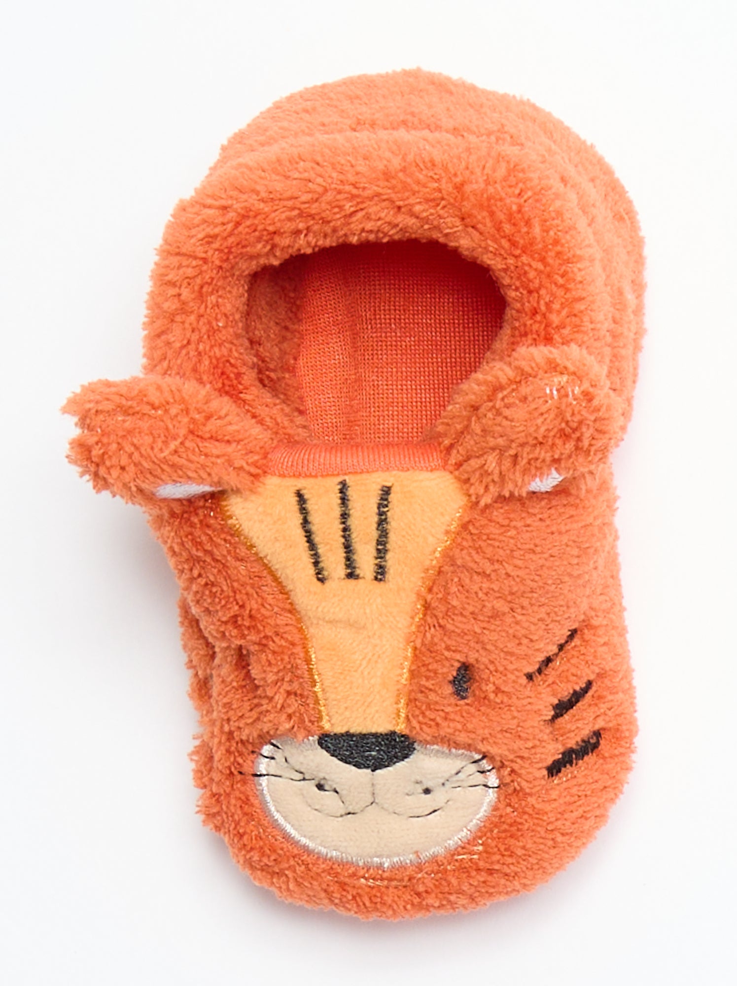 Chaussons animaux chauds - Orange
