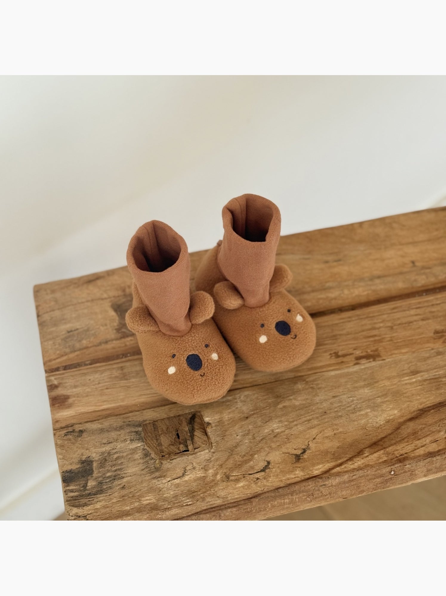 Chaussons bébé Constellation - Camel