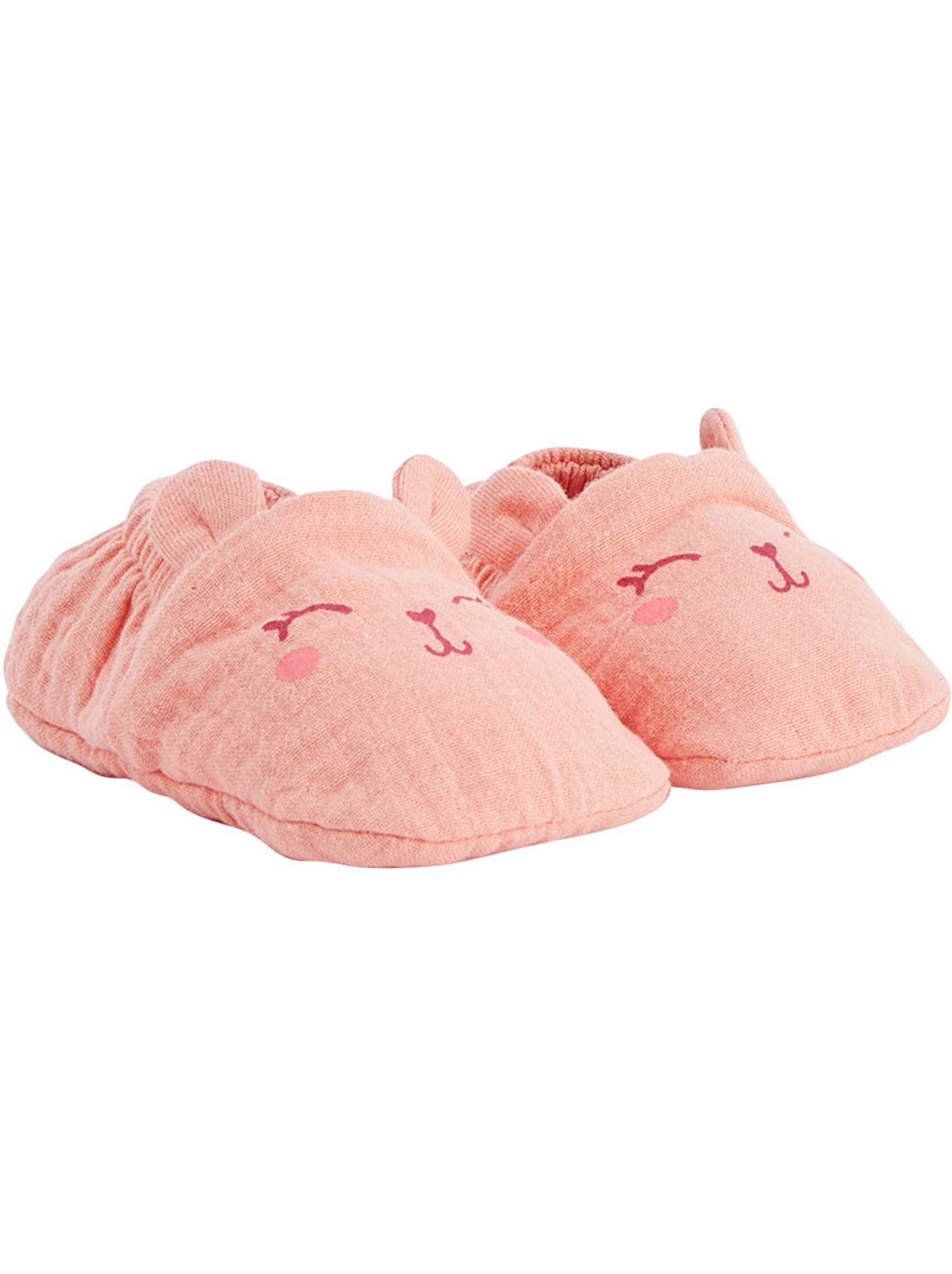 Chaussons bébé en gaze de coton santa giulia - Orange