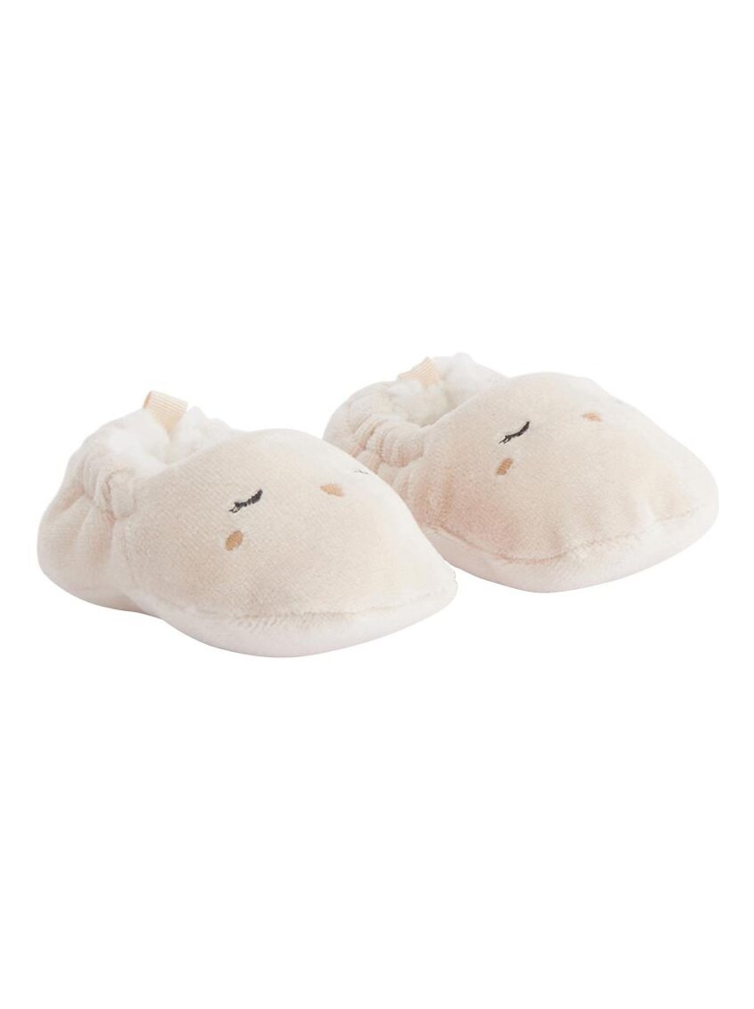Chaussons bébé perle - Beige