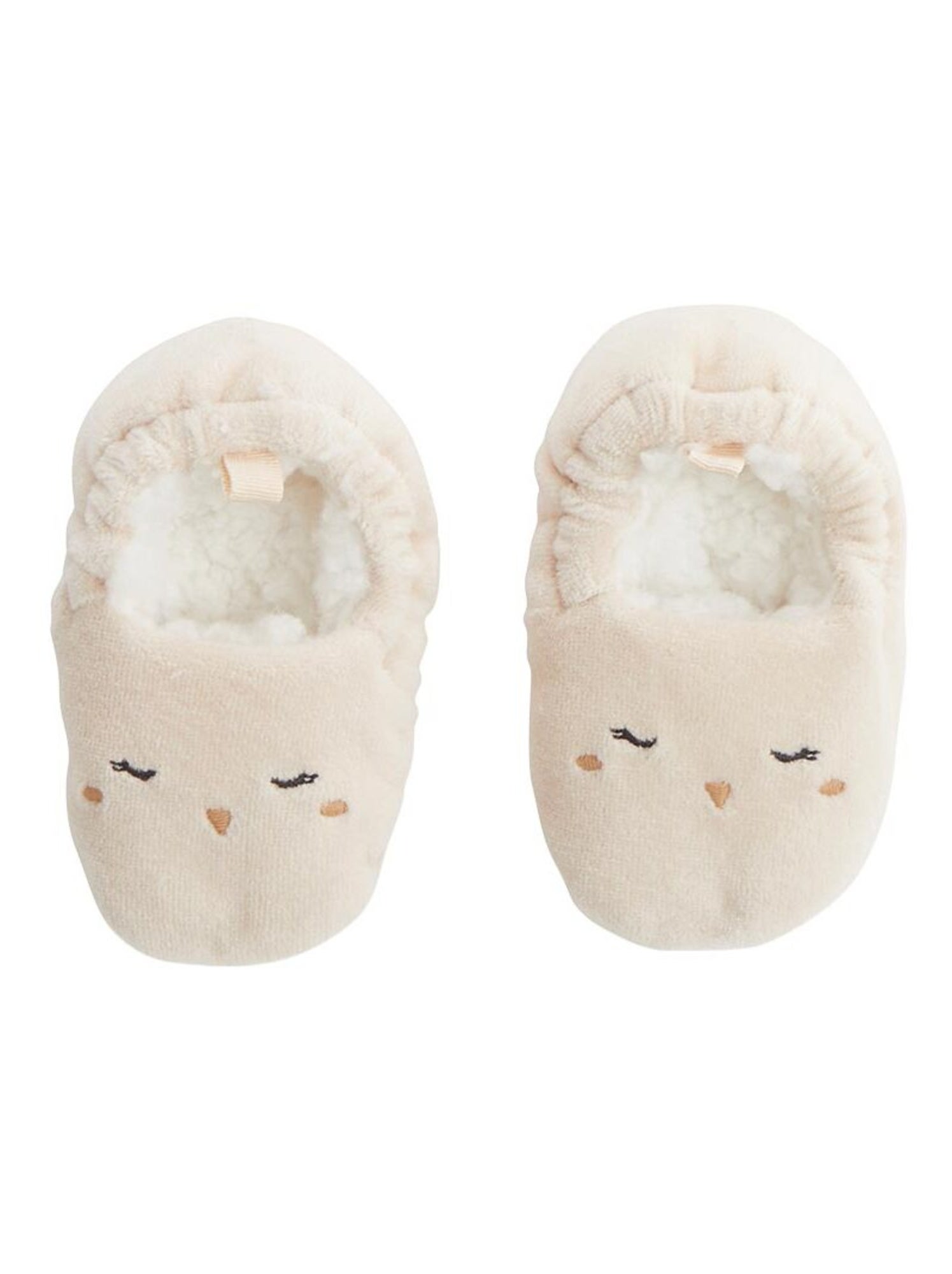 Chaussons bébé perle - Beige