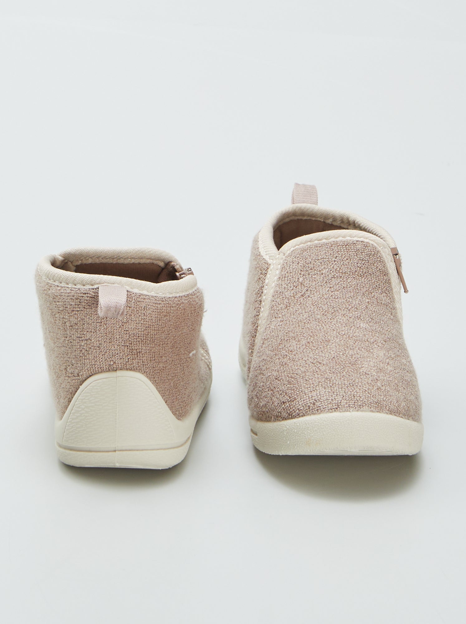 Chaussons boots - Beige