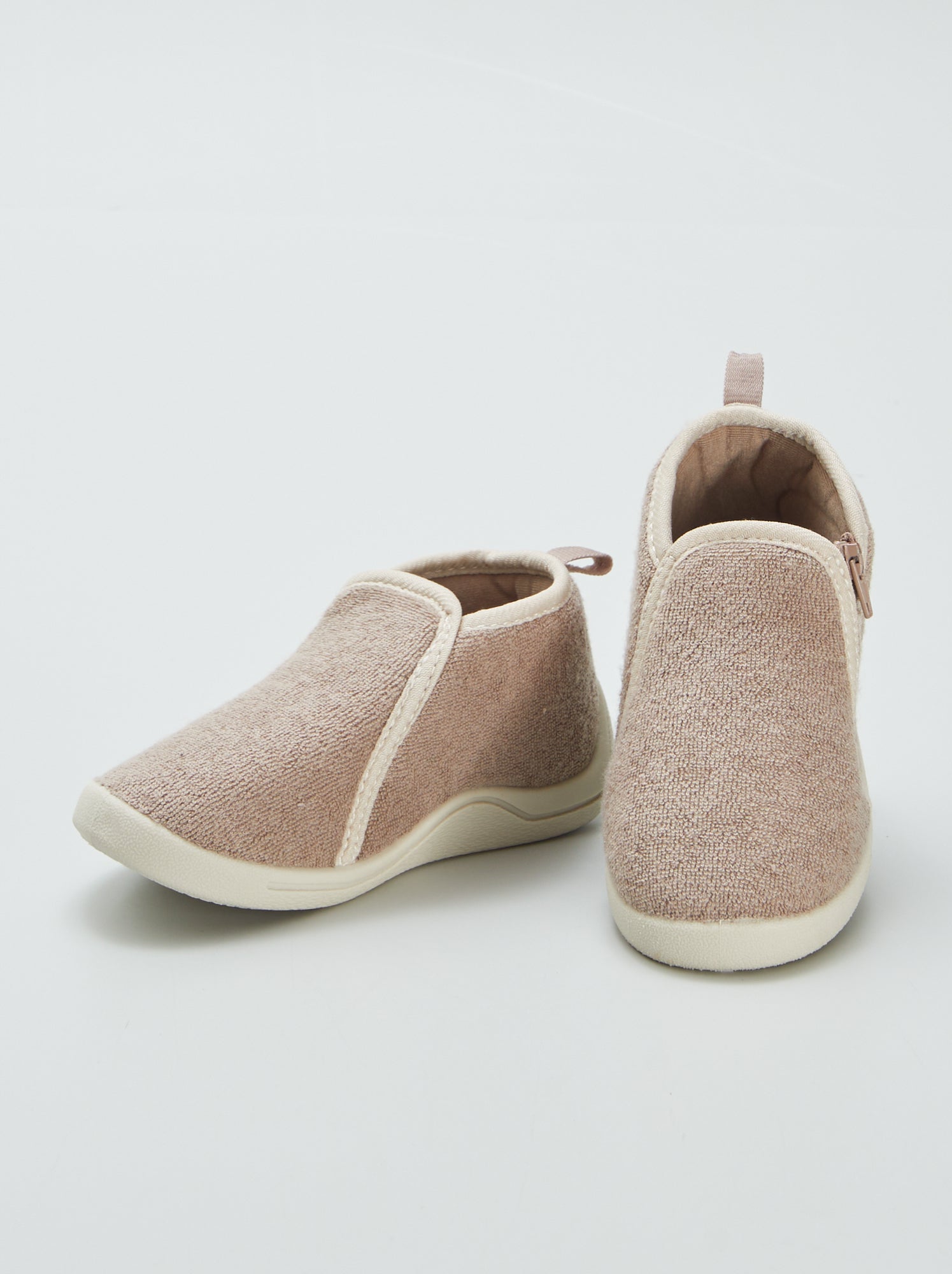 Chaussons boots - Beige