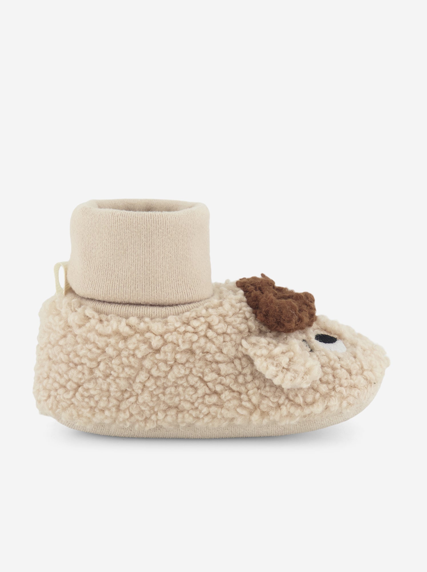 Chaussons doux 'têtes de moutons' - Beige