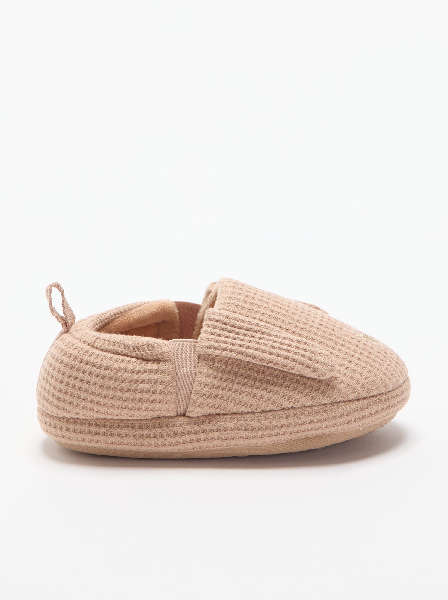 Chaussons en nid d'abeille - Marron