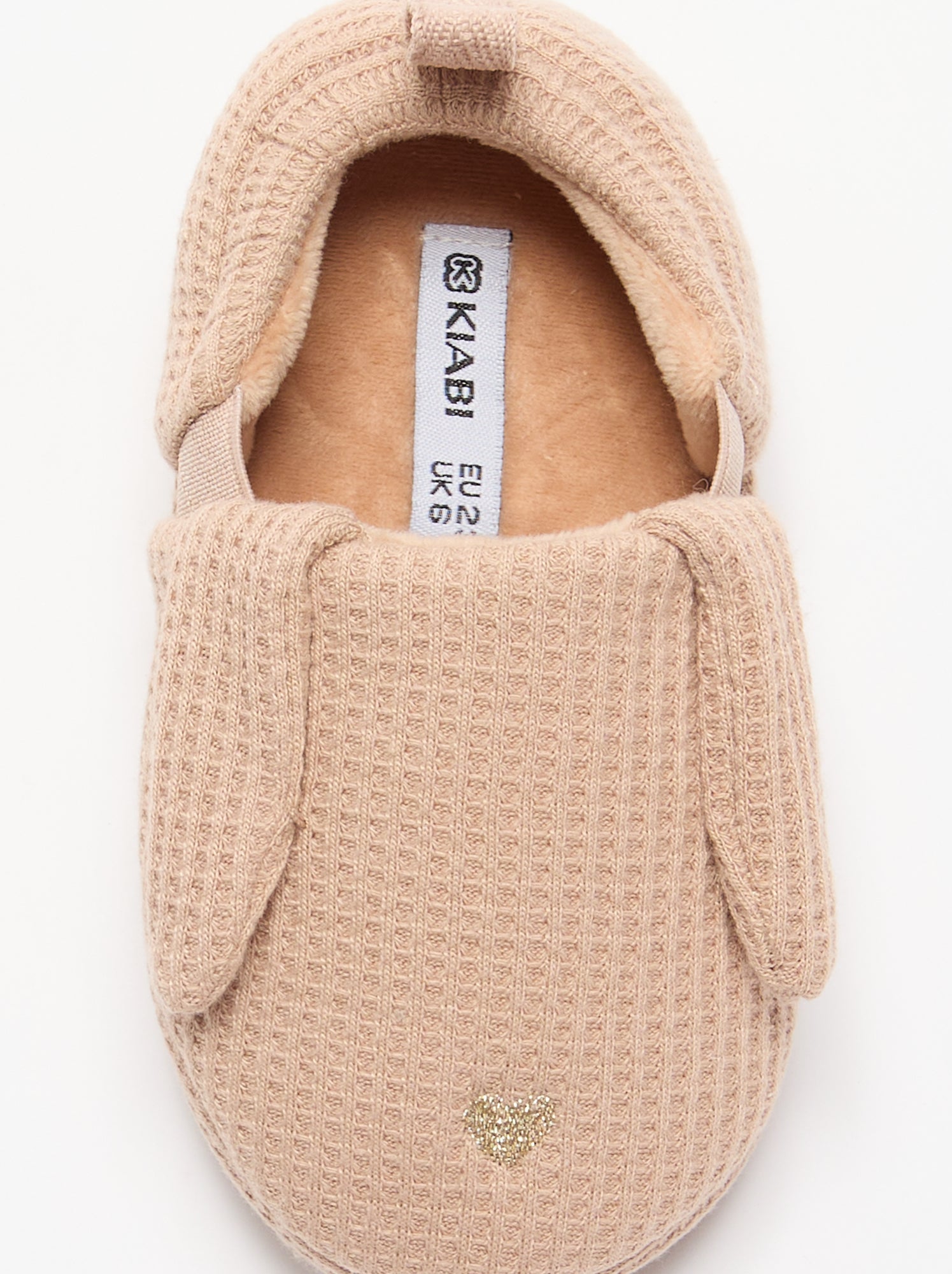 Chaussons en nid d'abeille - Marron