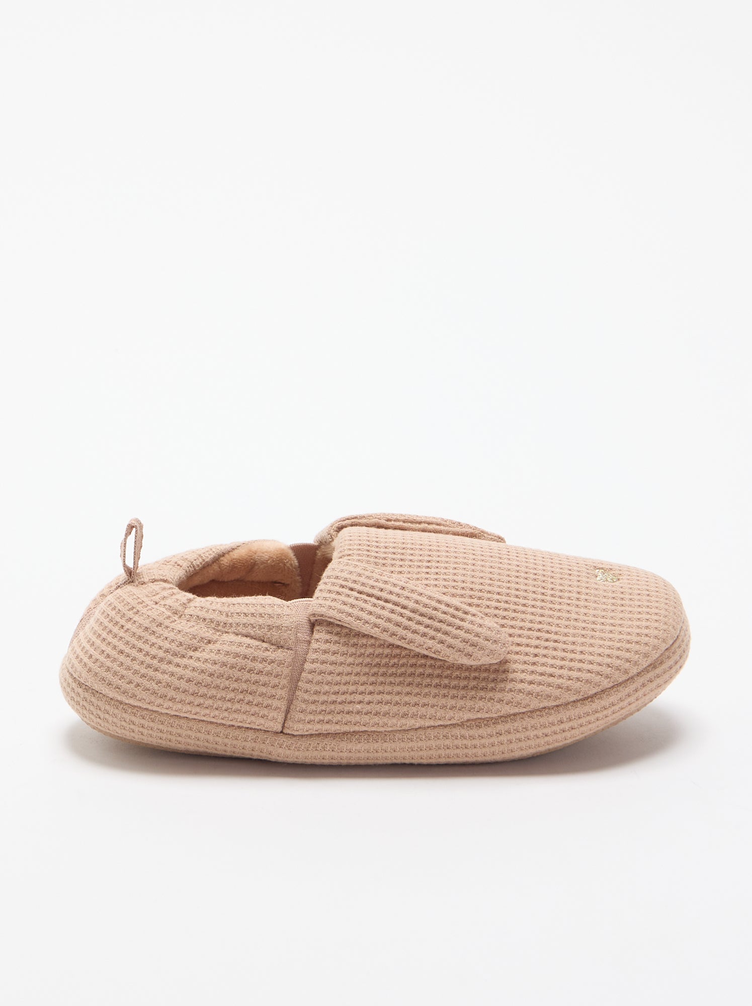 Chaussons en nid d'abeille - Marron