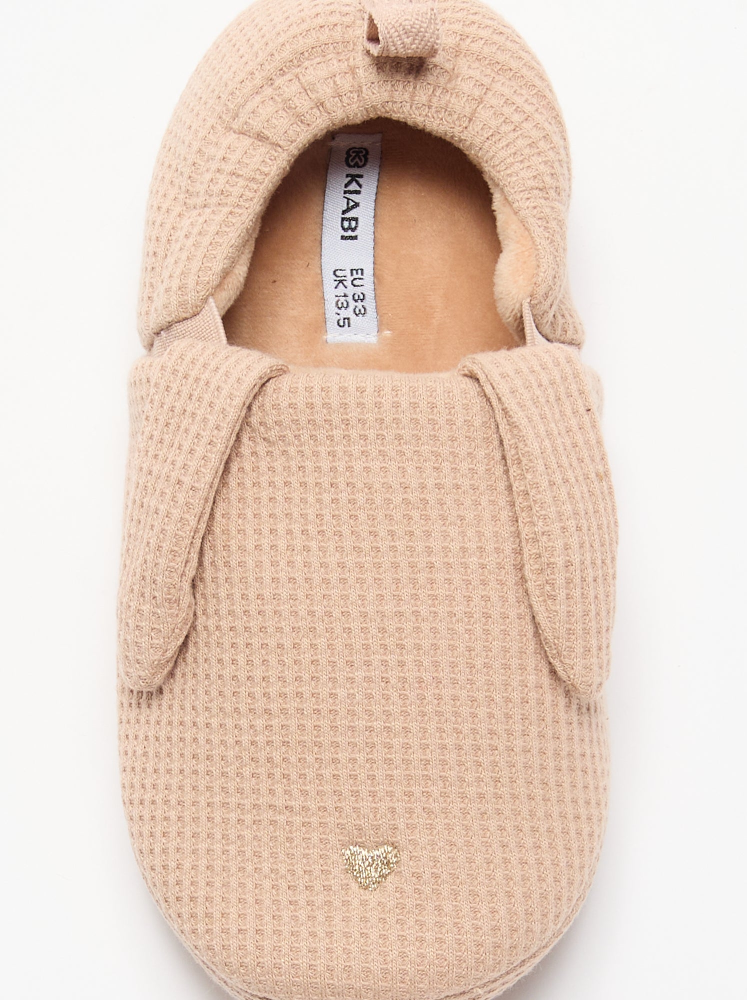 Chaussons en nid d'abeille - Marron