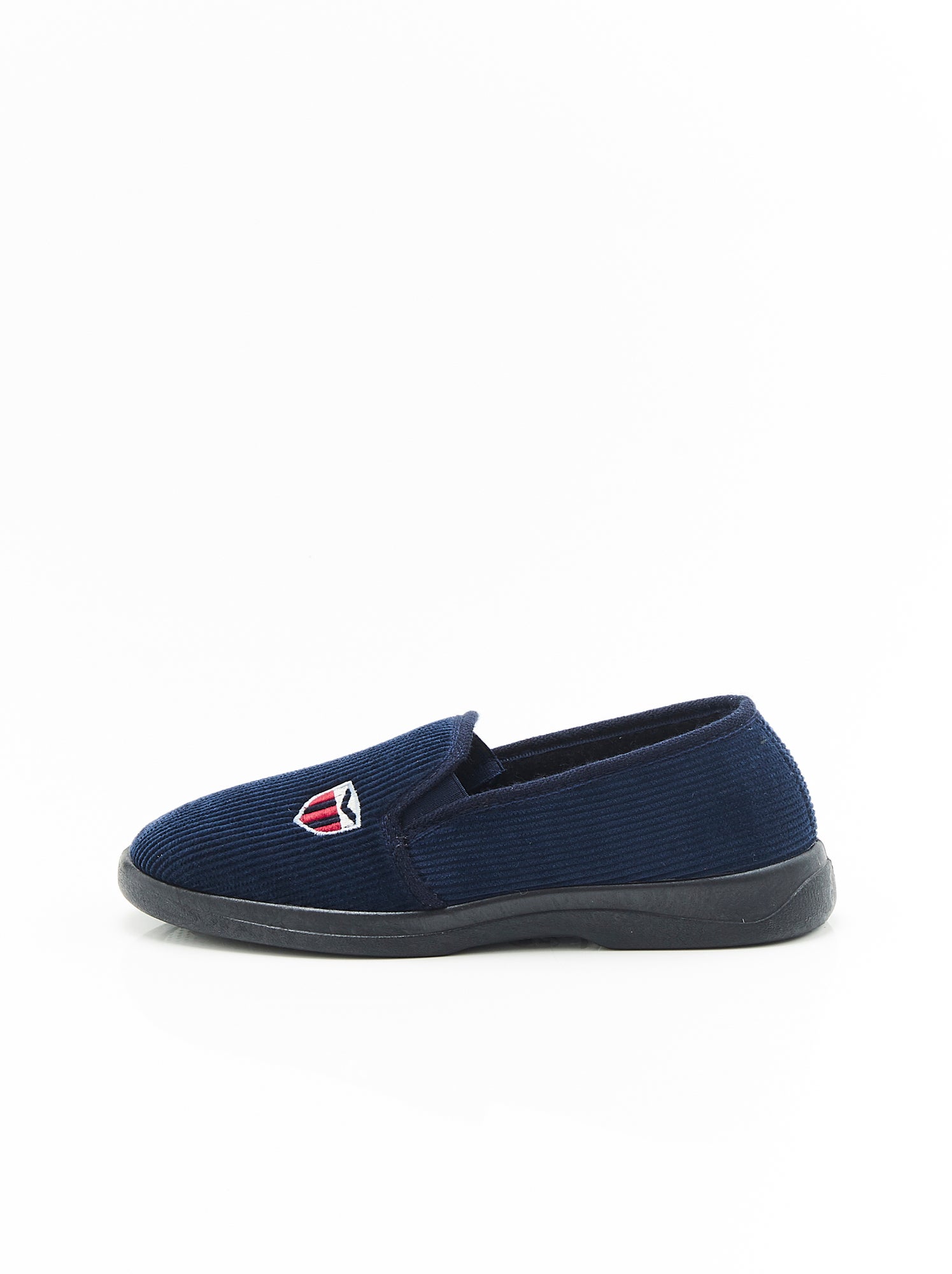 Chaussons en velours côtelé - damart - Bleu marine