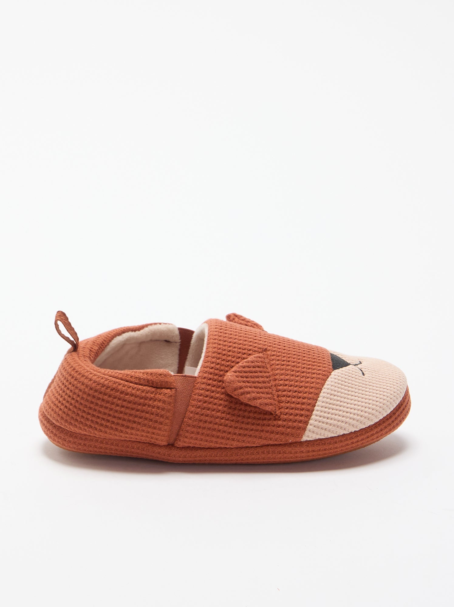 Chaussons forme charentaise - Orange
