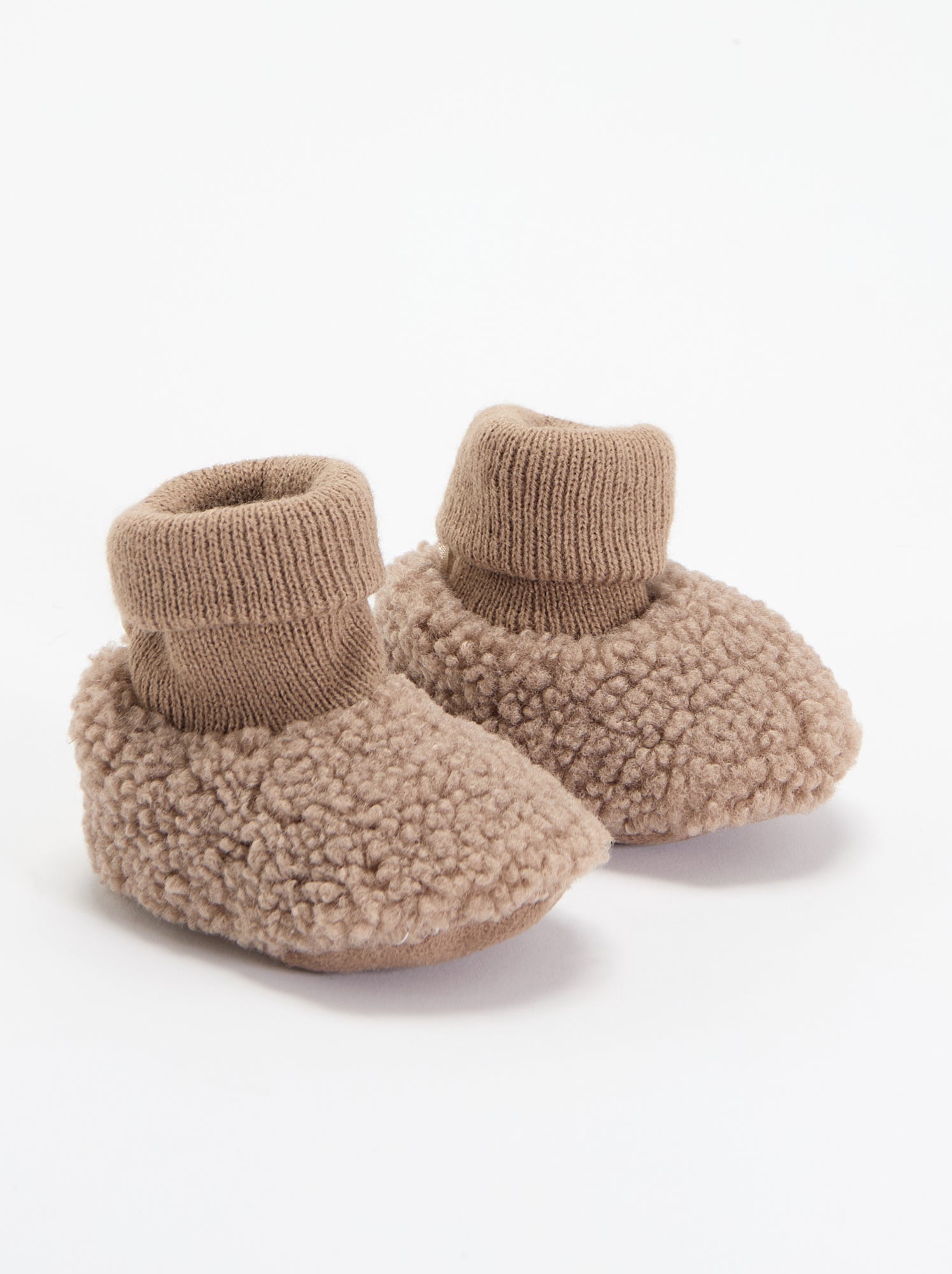 Chaussons fourrés - Beige