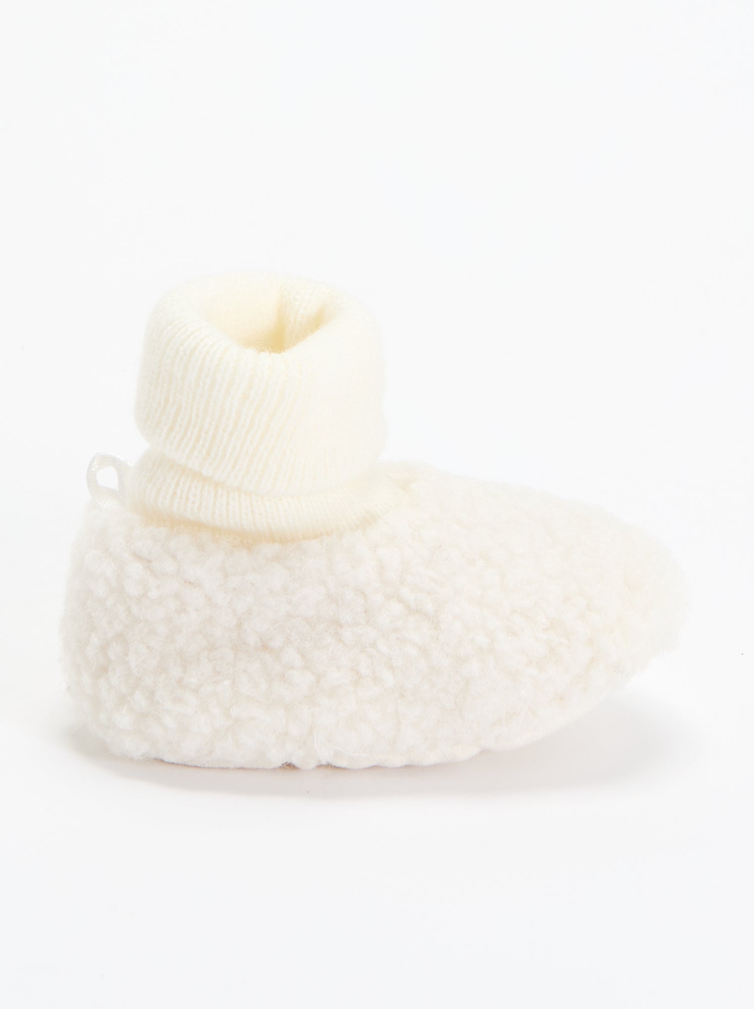Chaussons fourrés - Blanc