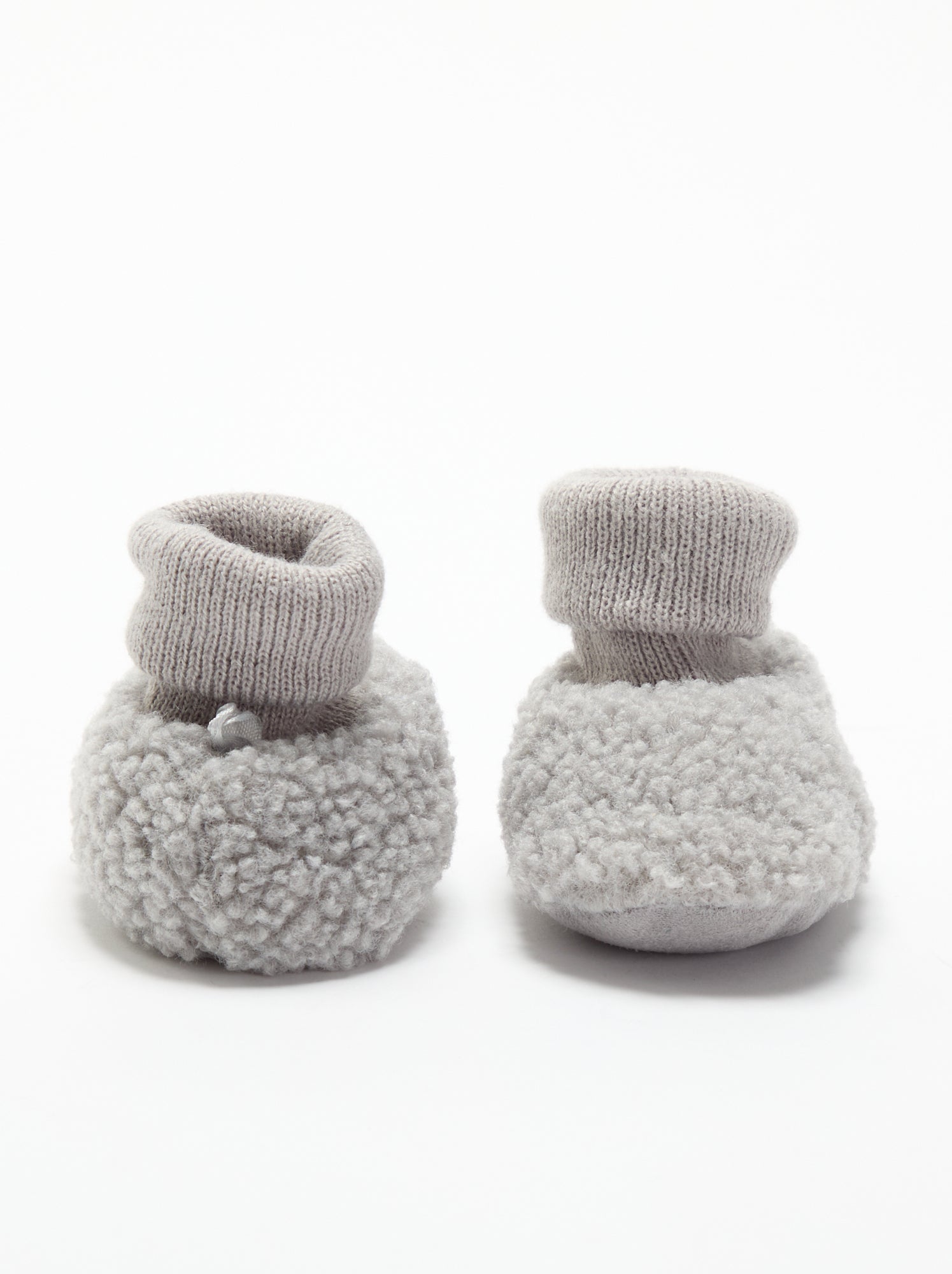 Chaussons fourrés - Gris