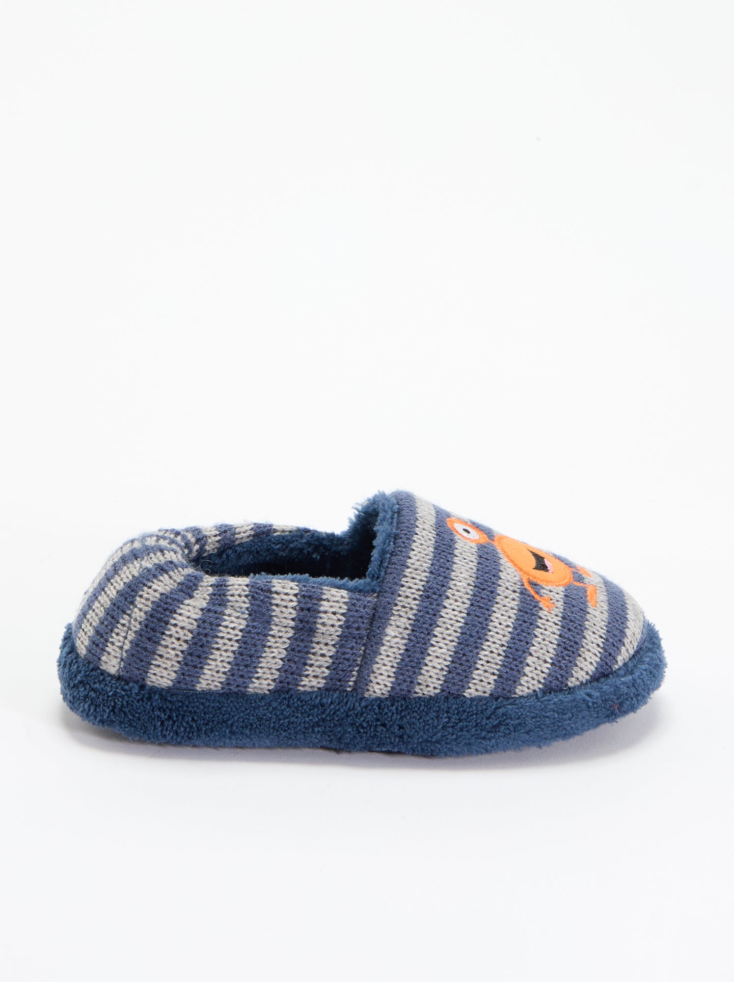 Chaussons intérieurs fourrés - Bleu