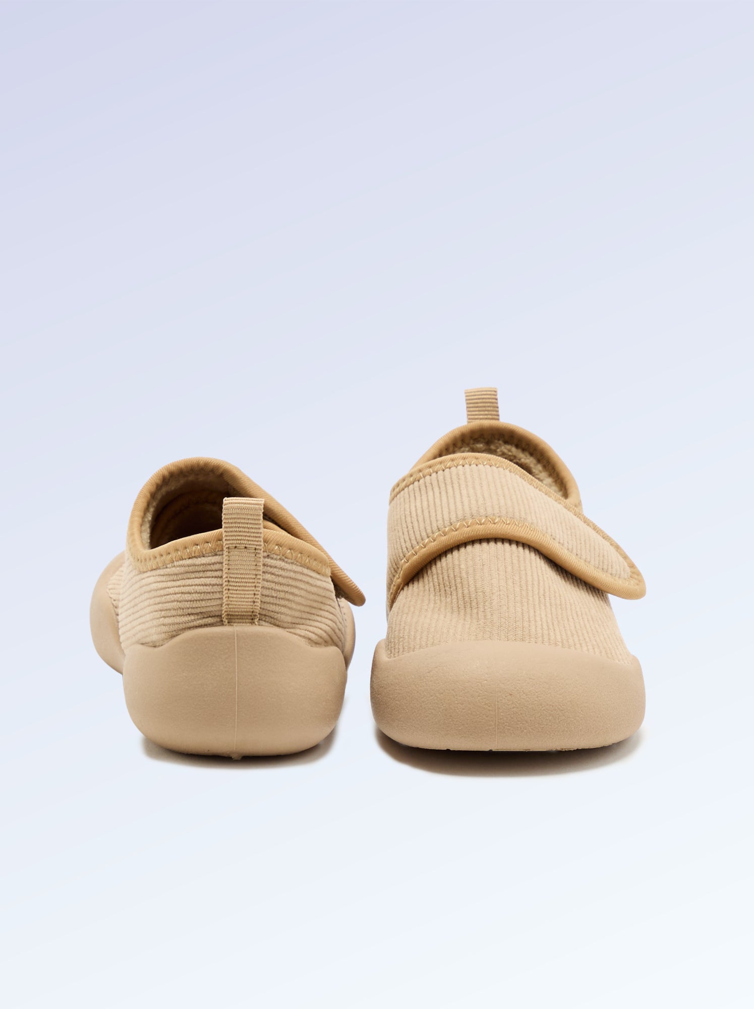 Chaussons 'Kitchoun' souples fourrés - Beige