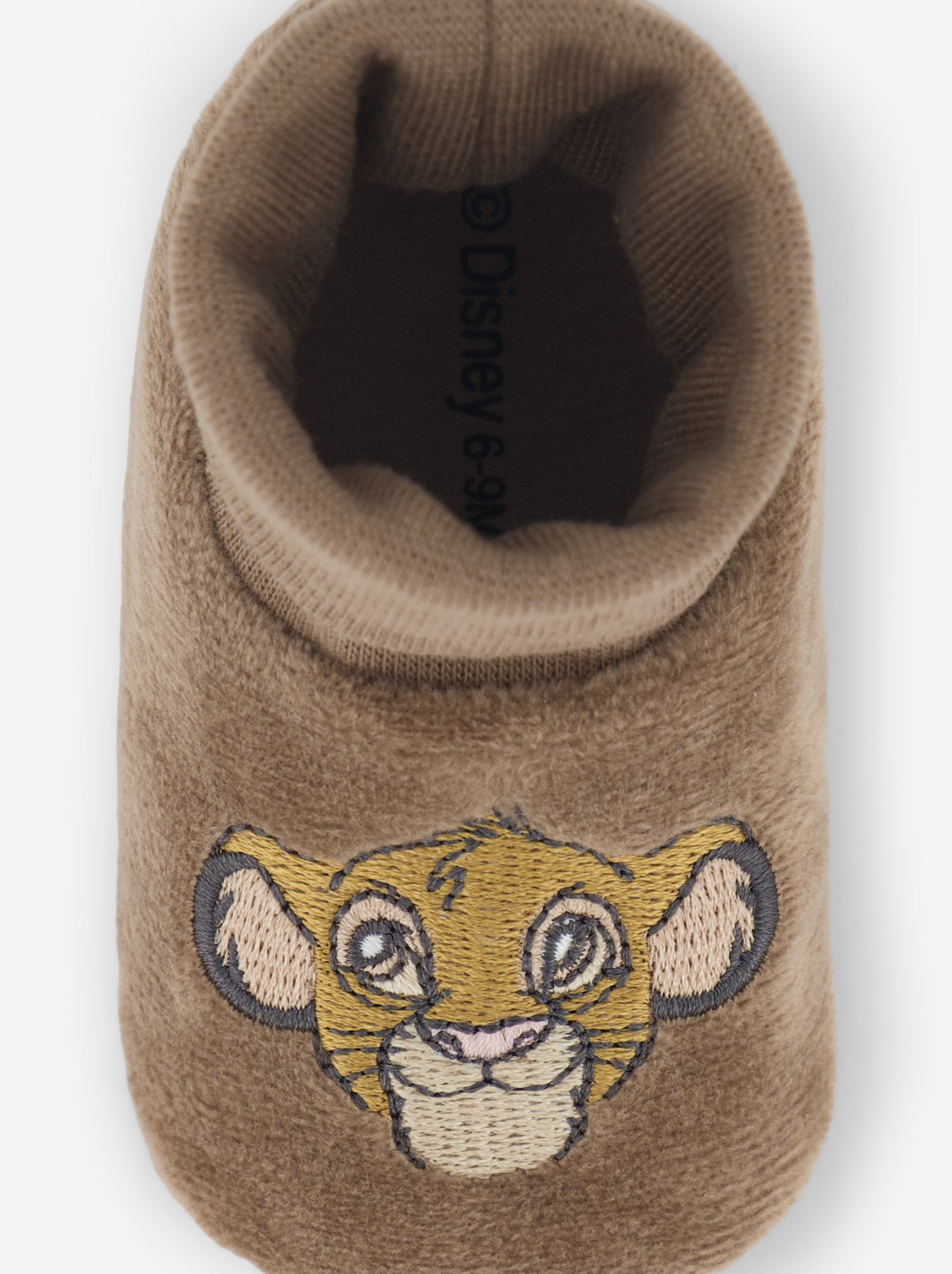 Chaussons montants 'Marie' - Marron