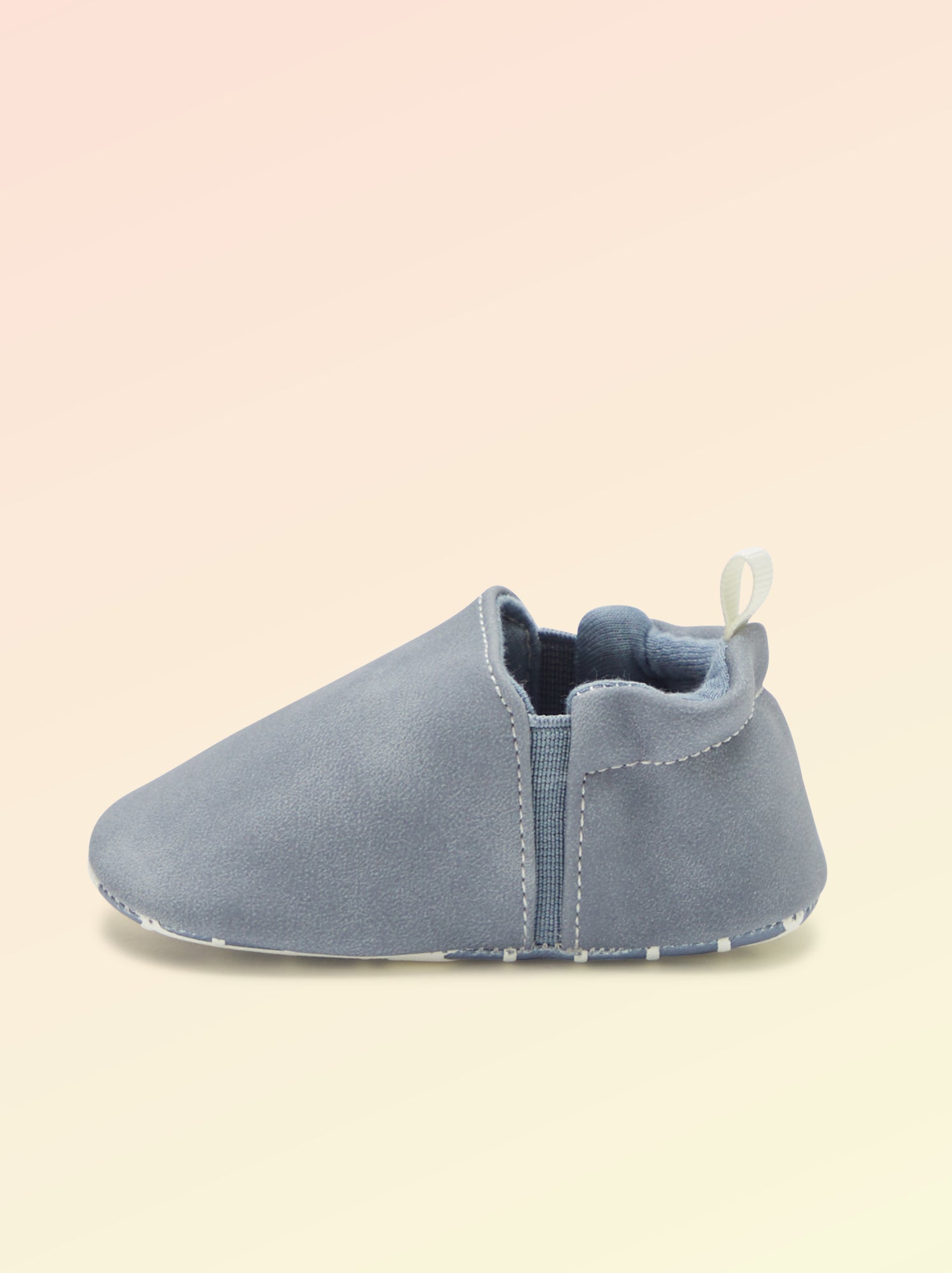 Chaussons motricité 1 'se retourner' - Kitchoun - Bleu