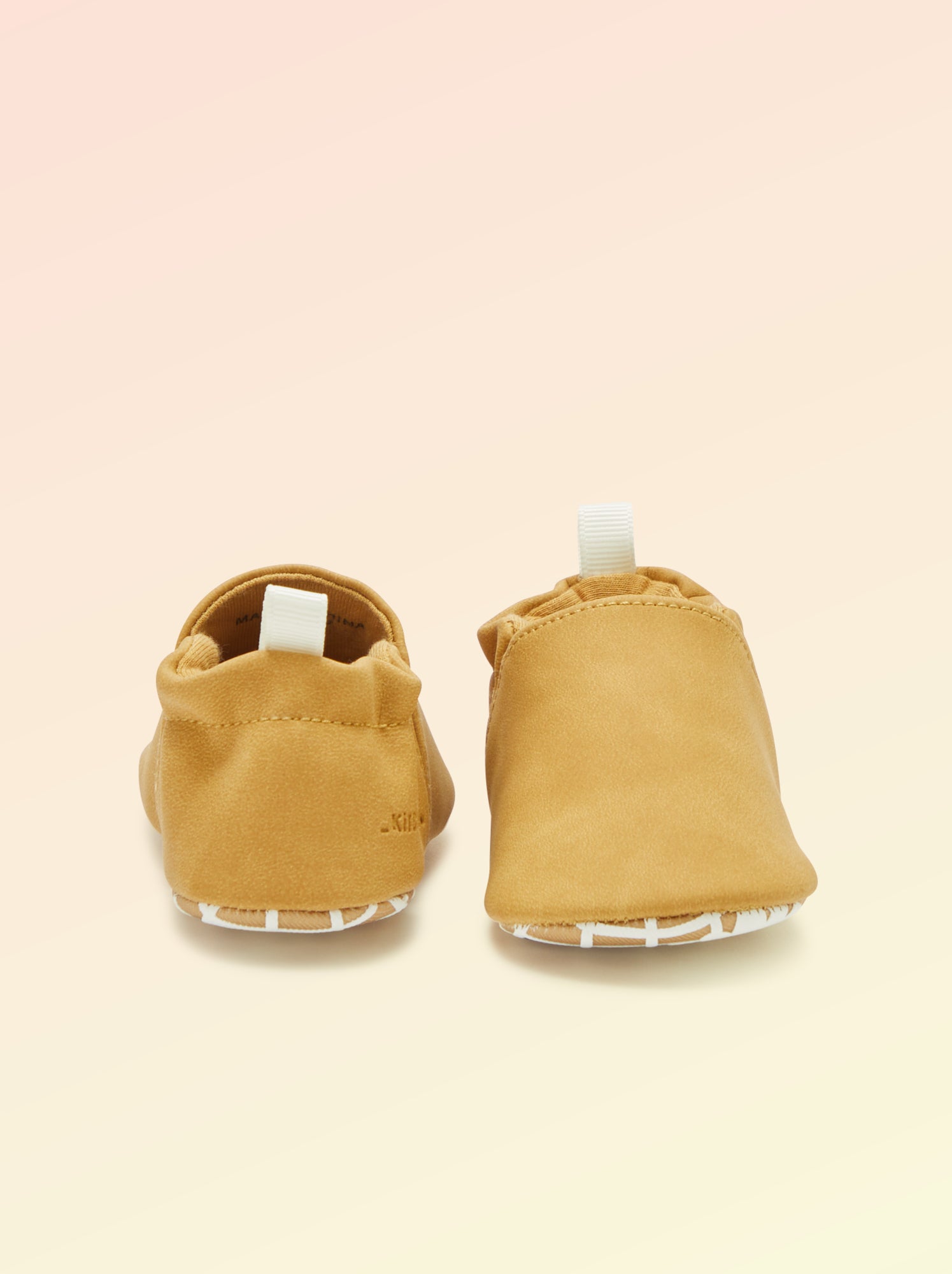 Chaussons motricité 1 'se retourner' - Kitchoun - Jaune