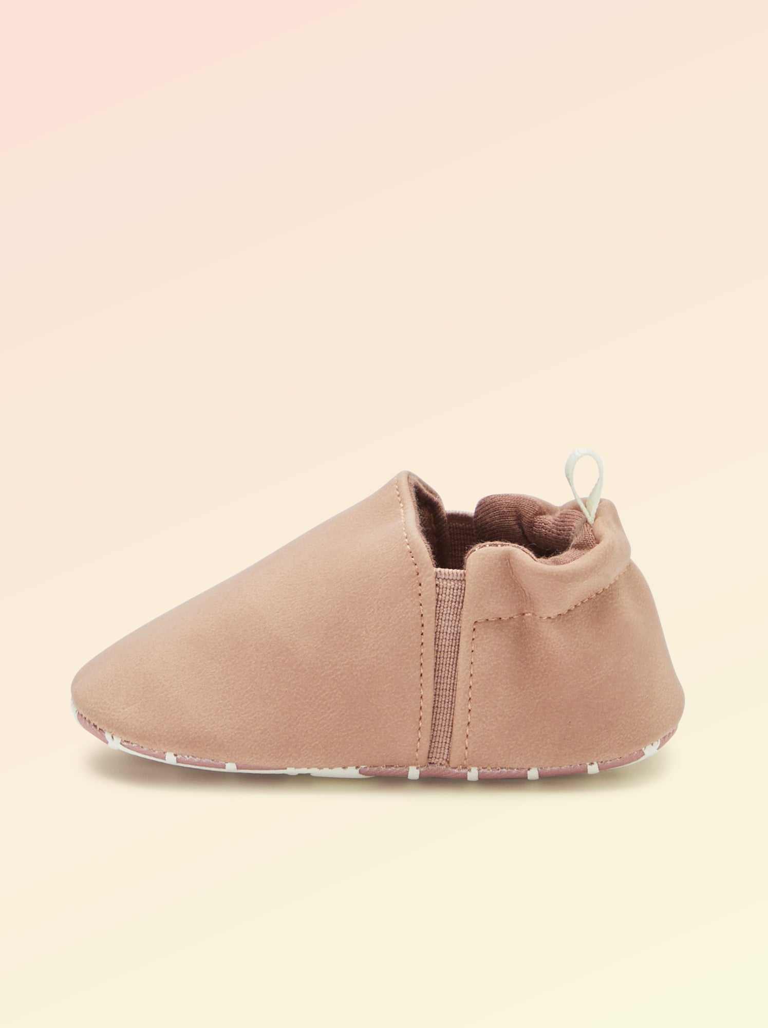 Chaussons motricité 1 'se retourner' - Kitchoun - Rose